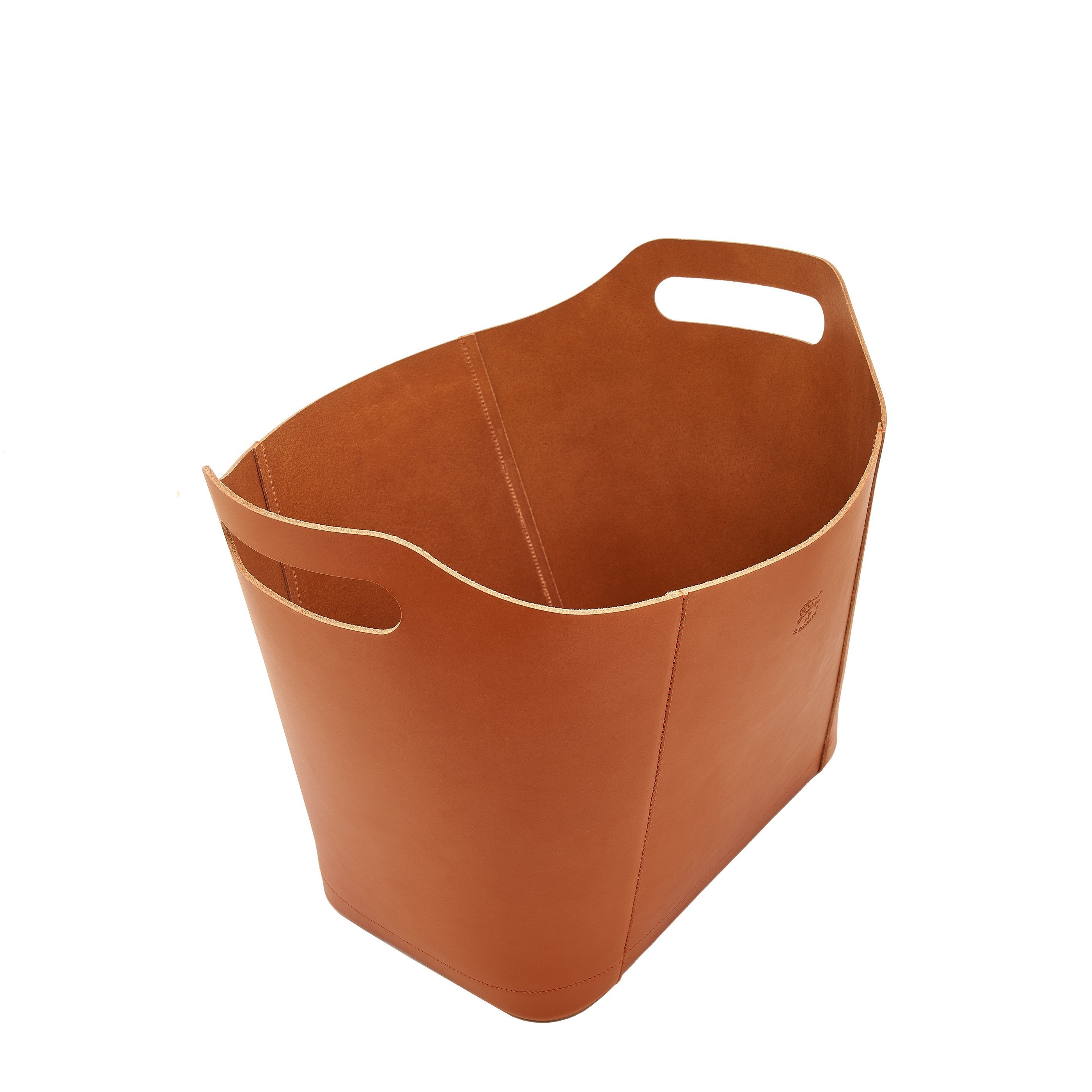 Il Bisonte Home Zeitschriftenhalter Vollleder caramel