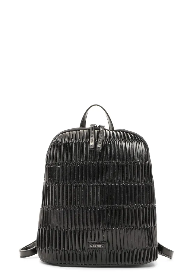 SURI FREY SFY Gaby Backpack Rucksack Schwarz Relief