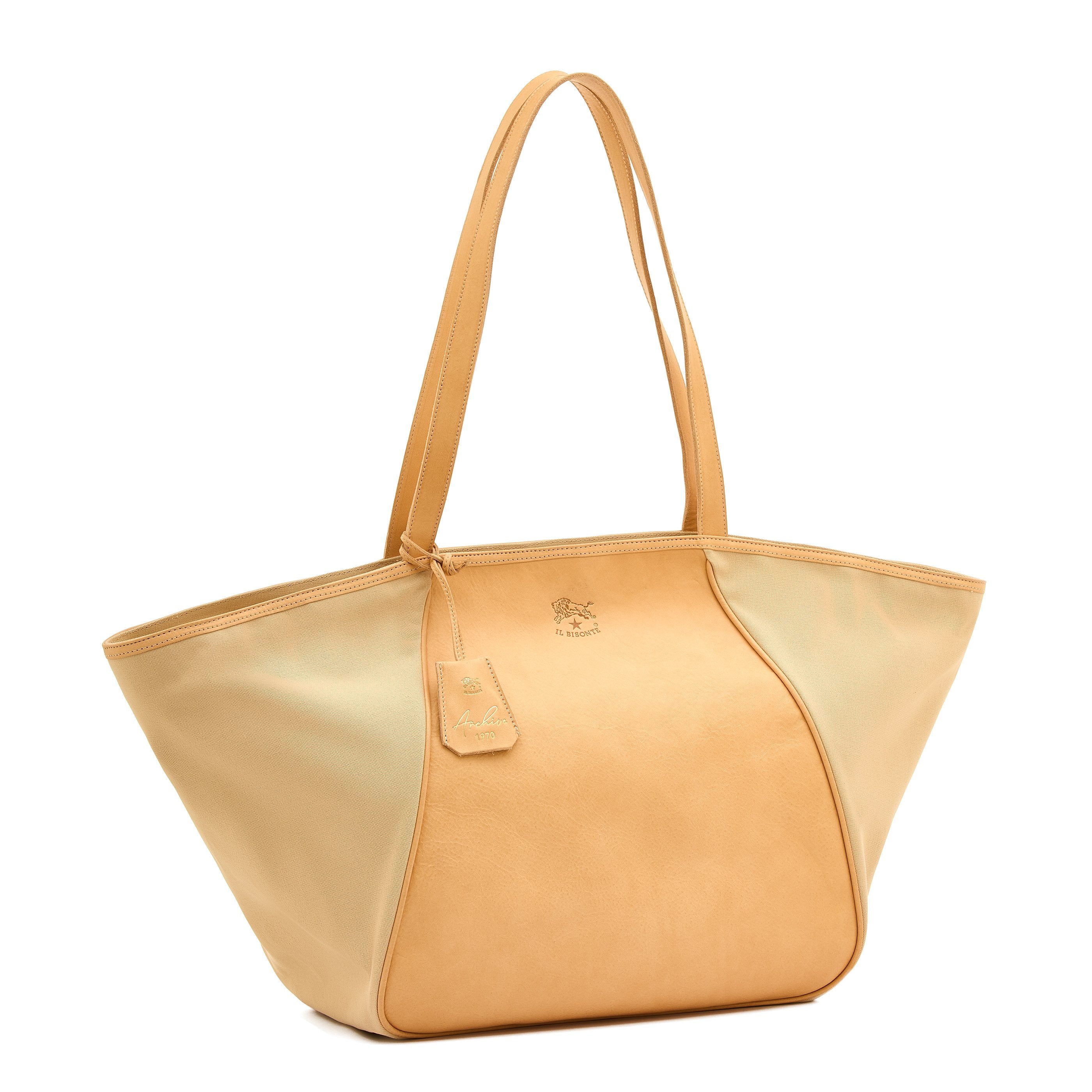 Il Bisonte Archive 1970 Shopper Natur Stoff