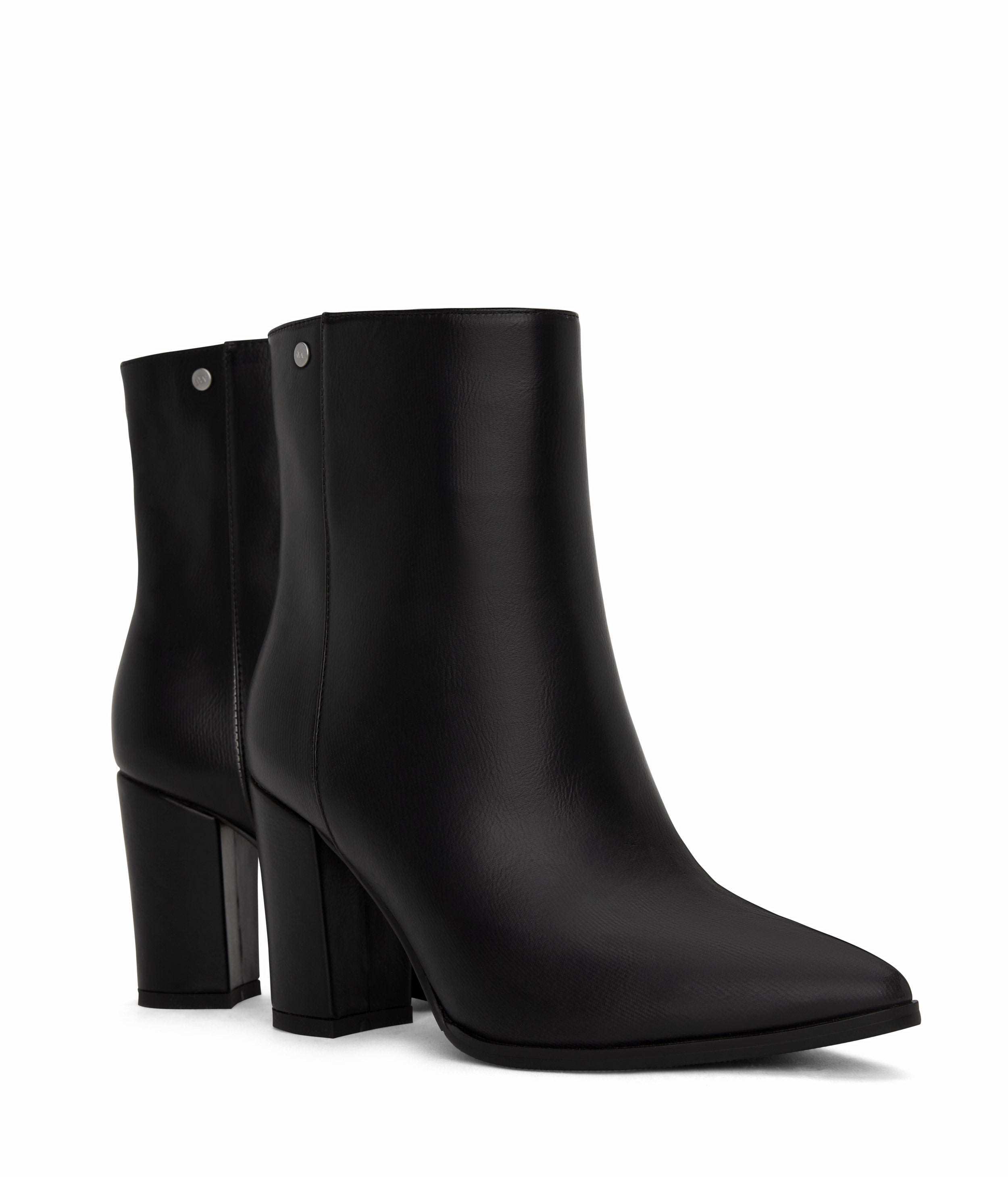 Matt & Nat ASAI Stiefeletten Schwarz vegan Blockabsatz