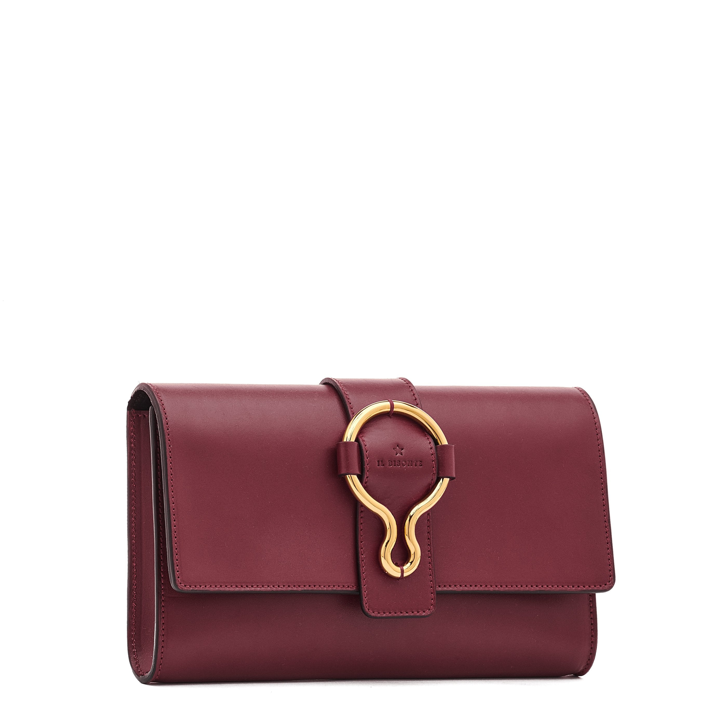Il Bisonte Consuelo Pochette amarena Vollleder