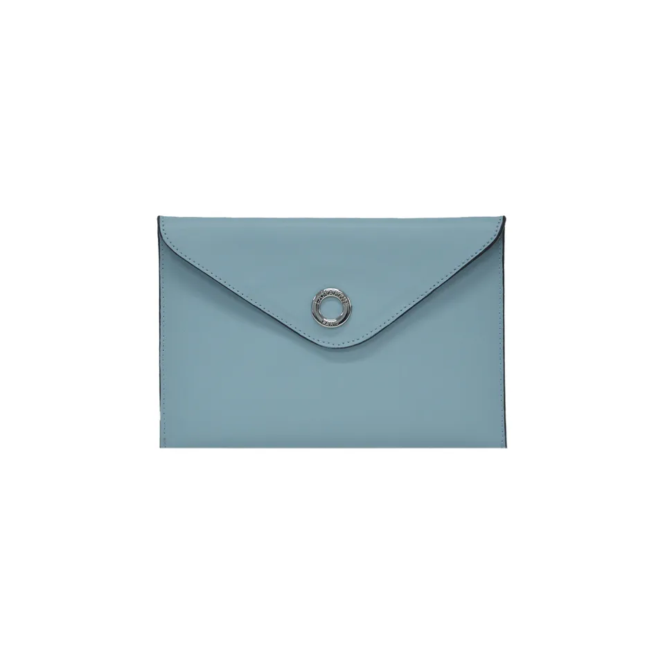 Lamarthe Glamour Clutch Blau Rindsleder