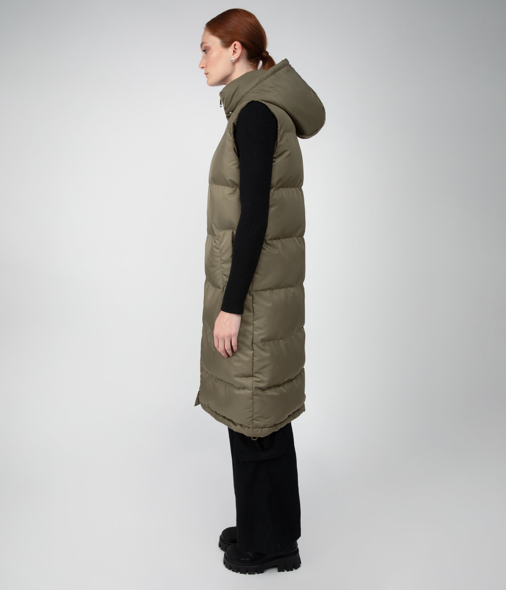 Matt & Nat Sanah Steppweste Damen Schwarz recycelt