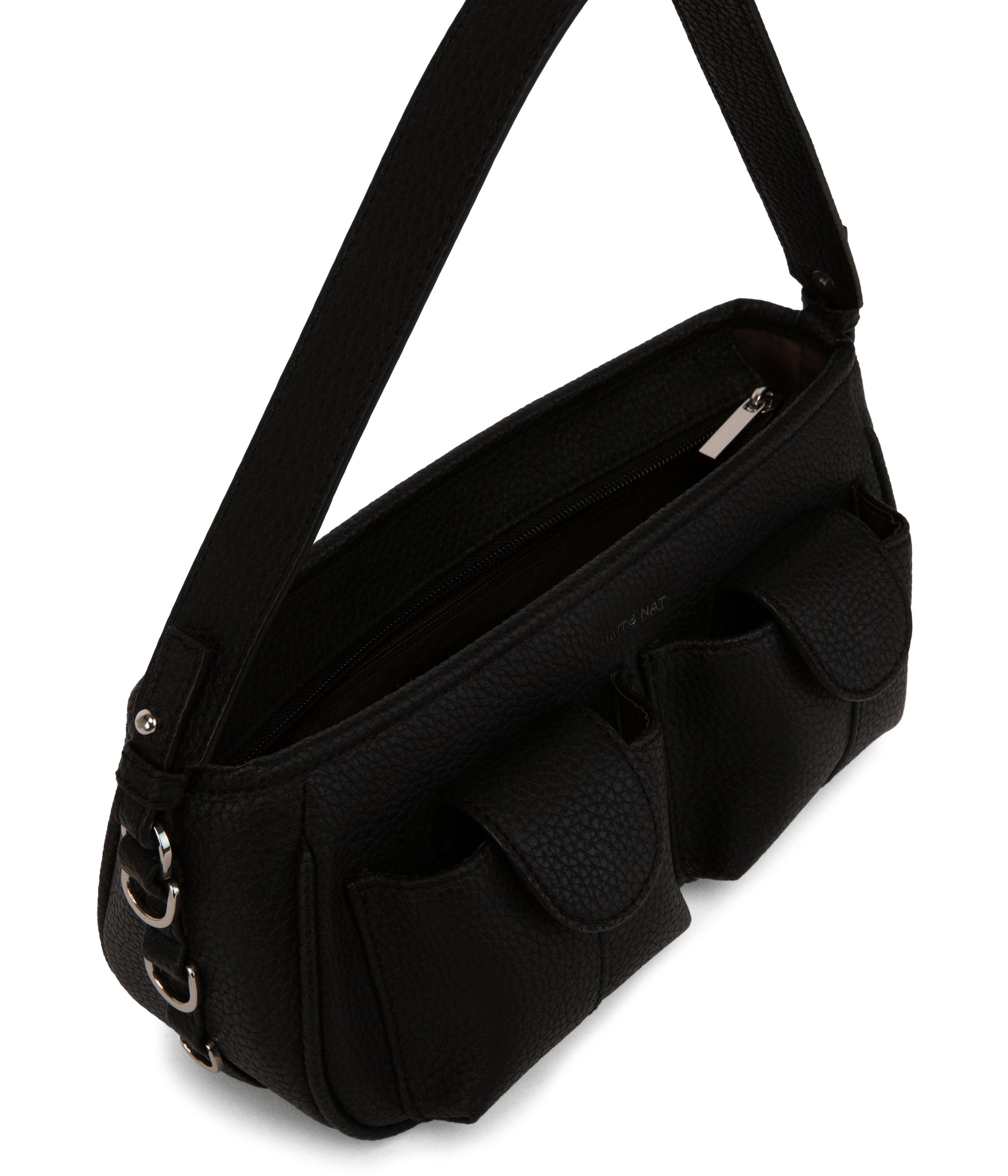 Matt & Nat NOON Purity Umhängetasche Schwarz vegan