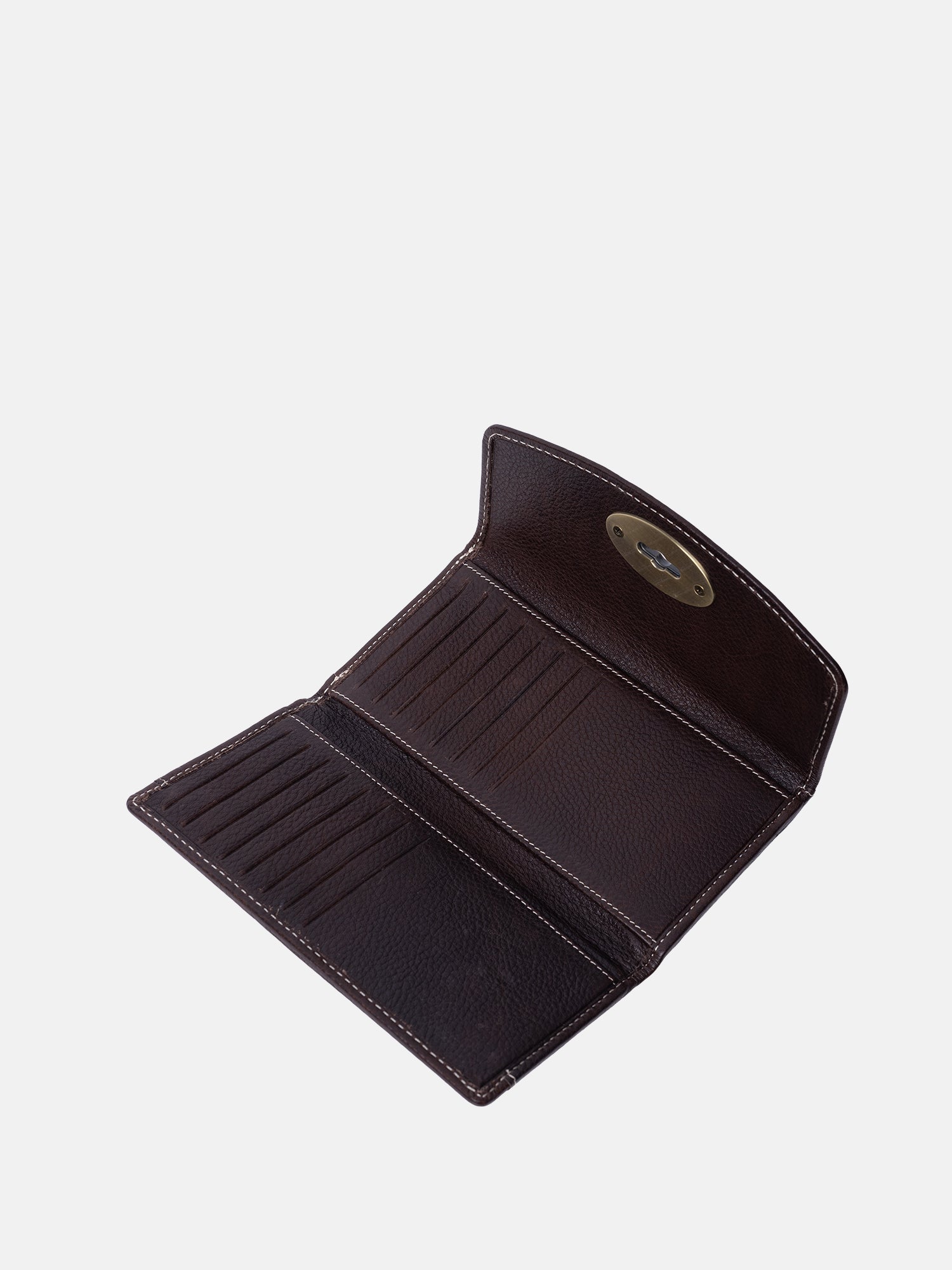 RE:DESIGNED Saya Wallet Big Geldbörse Dunkelbraun
