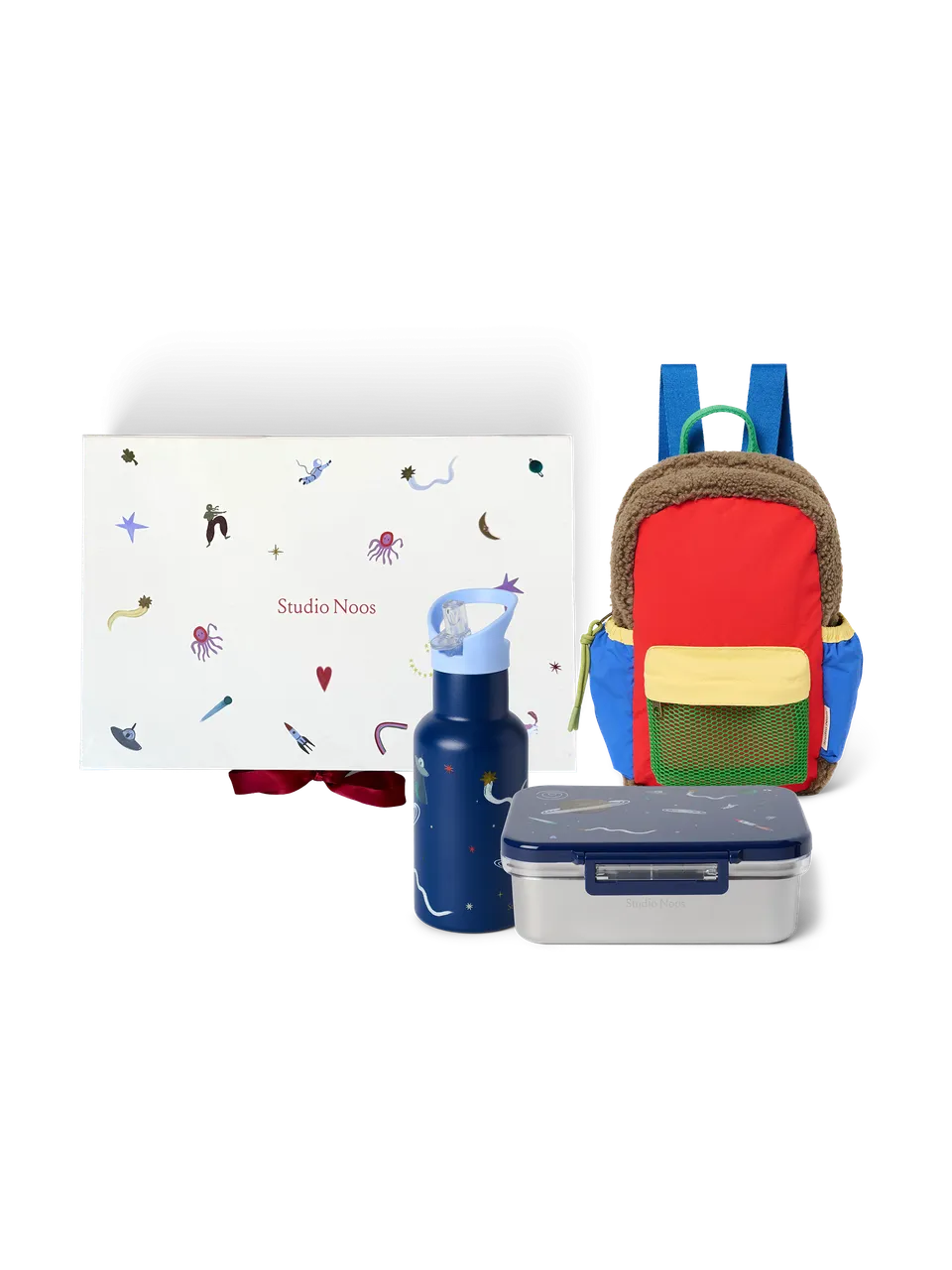 Studio Noos Back to School Geschenkset Blau 350ml Edelstahl