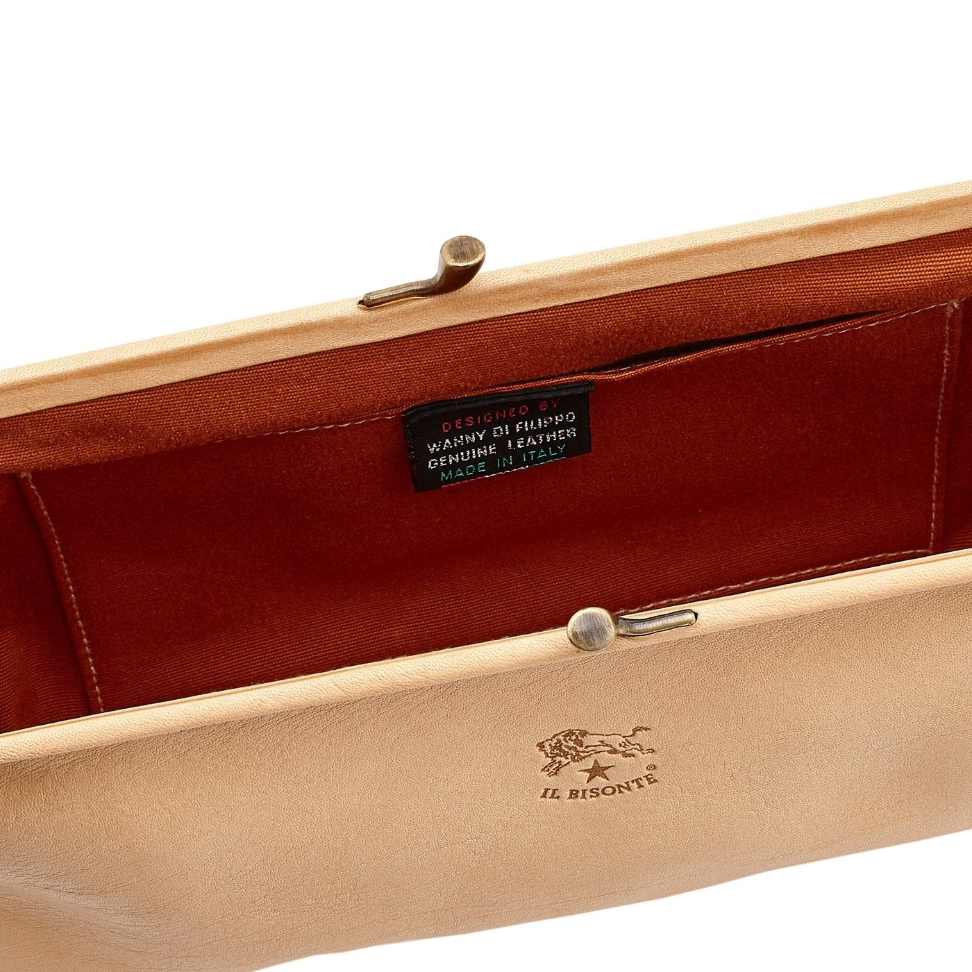 Il Bisonte Manuela Clutch Natur Vollleder