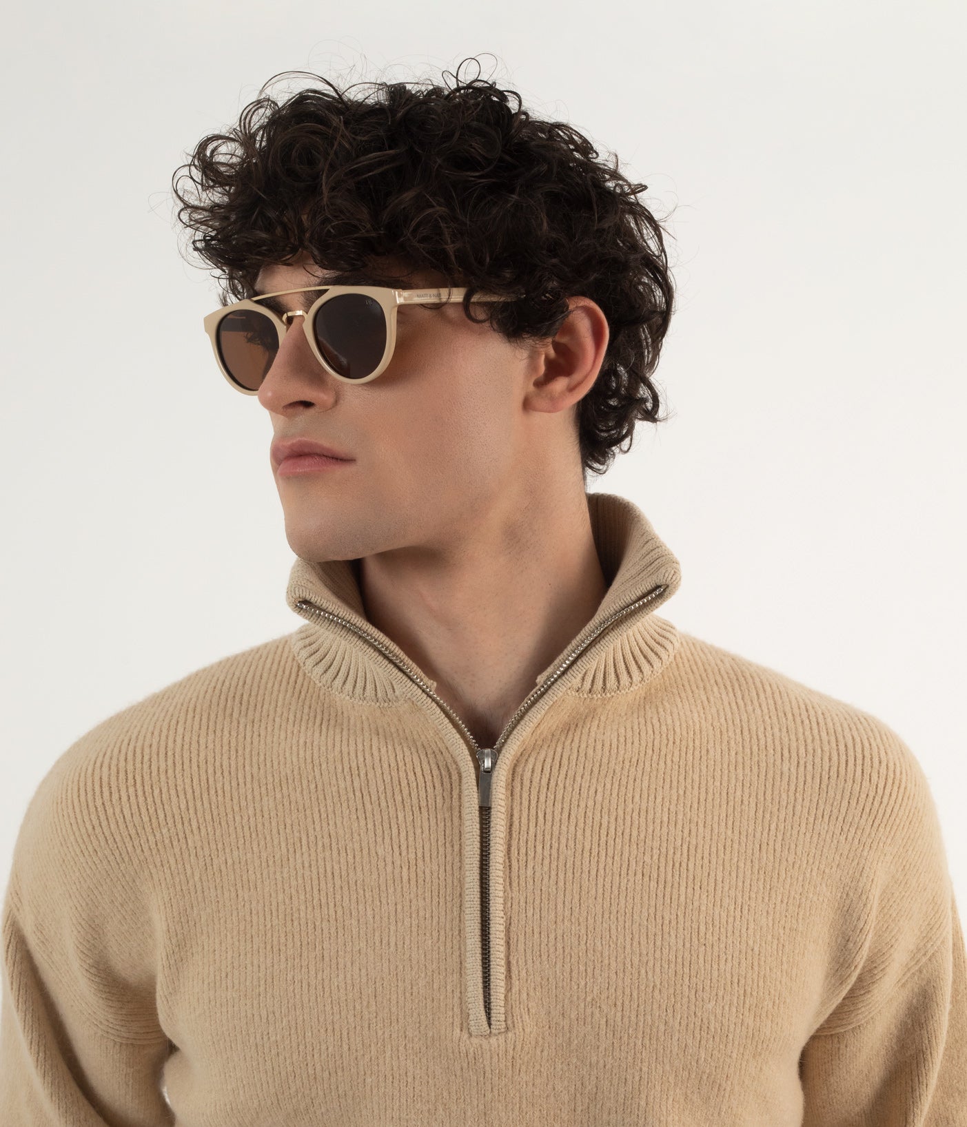 Matt & Nat Aldie-2 Sonnenbrille Braun polarisiert
