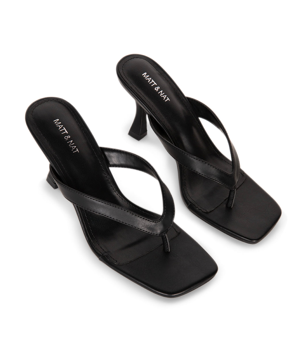 Matt & Nat Zeina Sandalen Schwarz mit Absatz