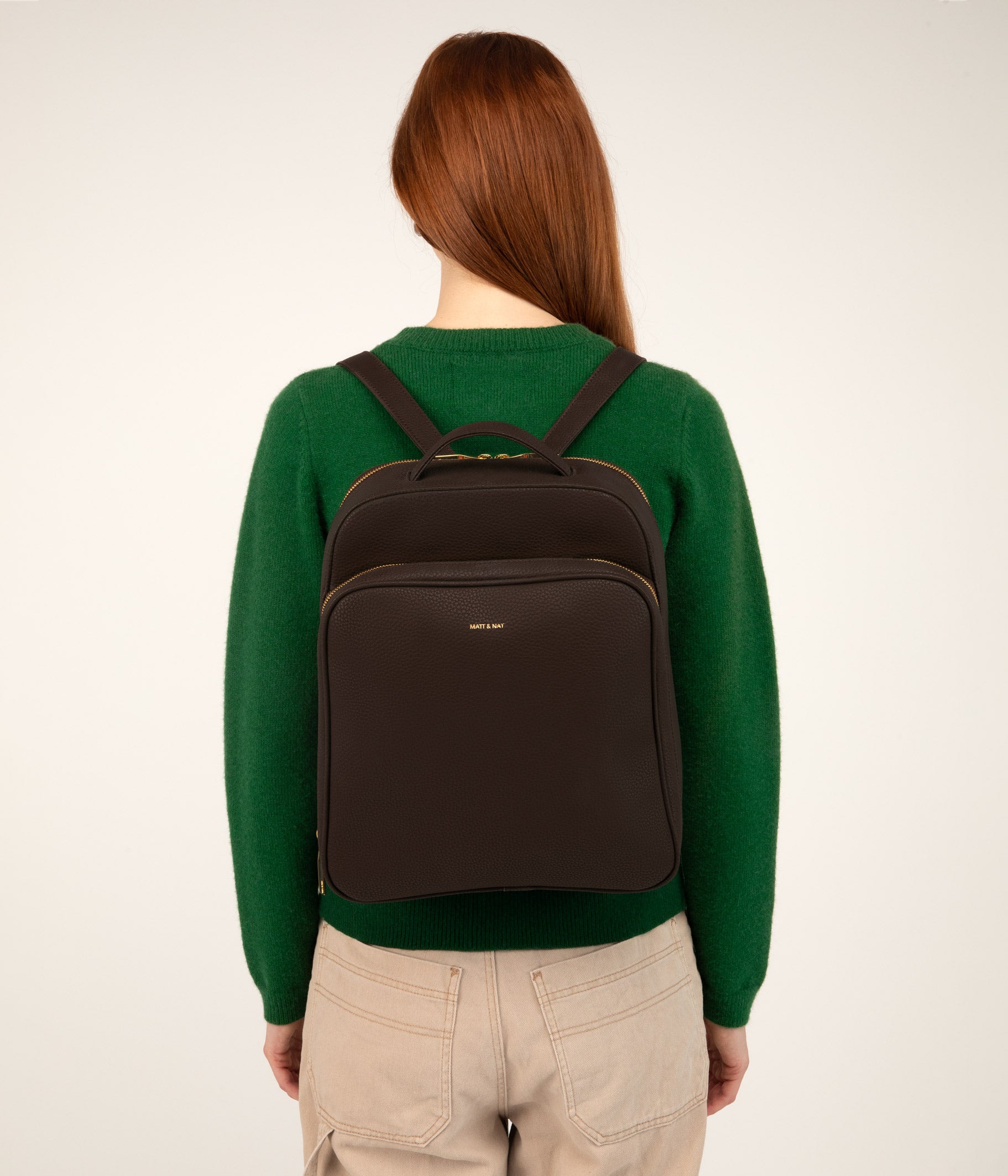 Matt & Nat Purity Nava Rucksack Schwarz Laptop 12 Zoll
