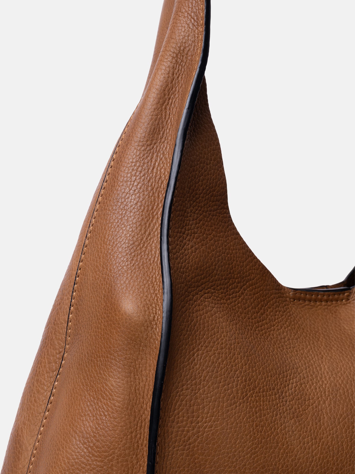 RE:DESIGNED Siv Small Schultertasche Tan Leder