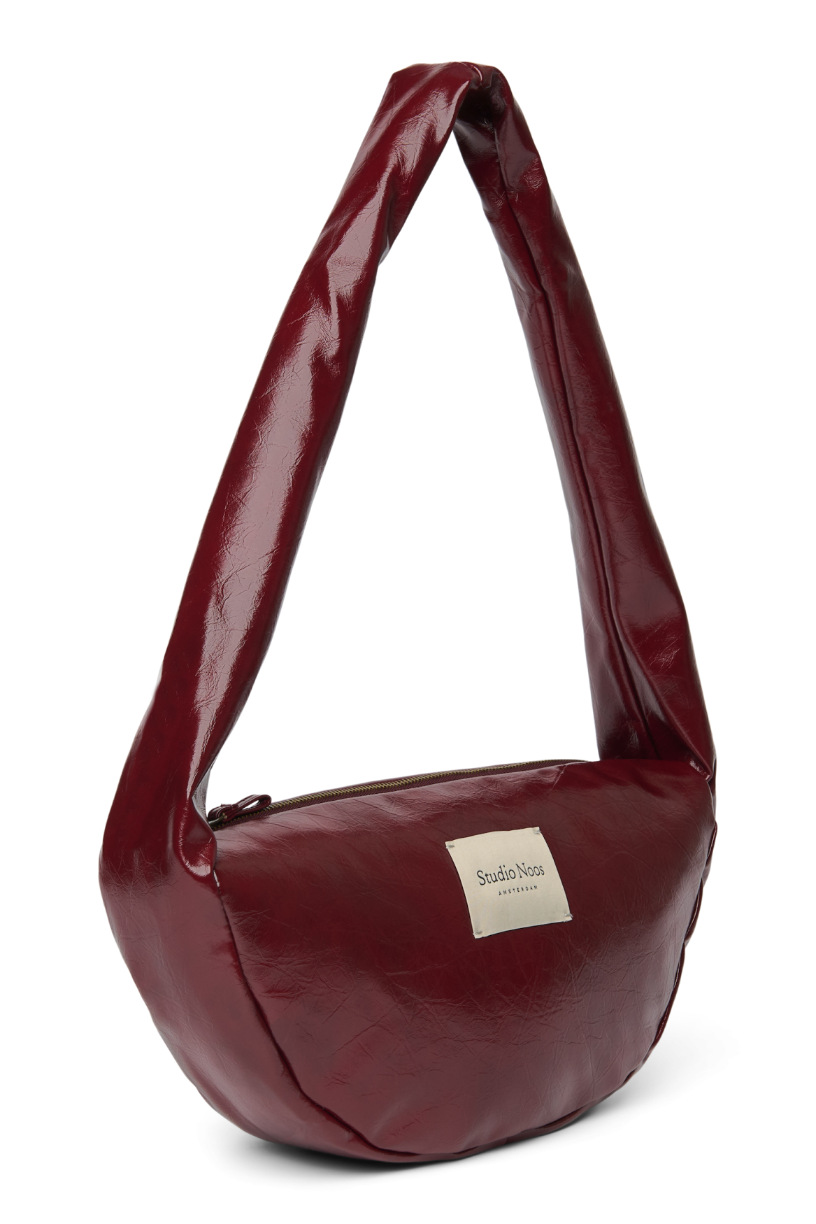 Studio Noos Mini Umhängetasche Burgundy Veganes Leder