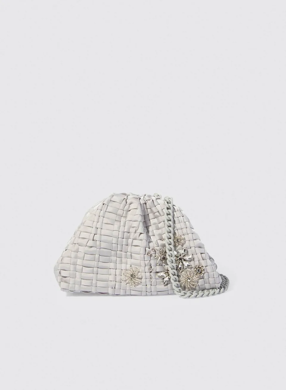 Maria la Rosa Precious WBS25.4 Mini Clutch Ghiaccio
