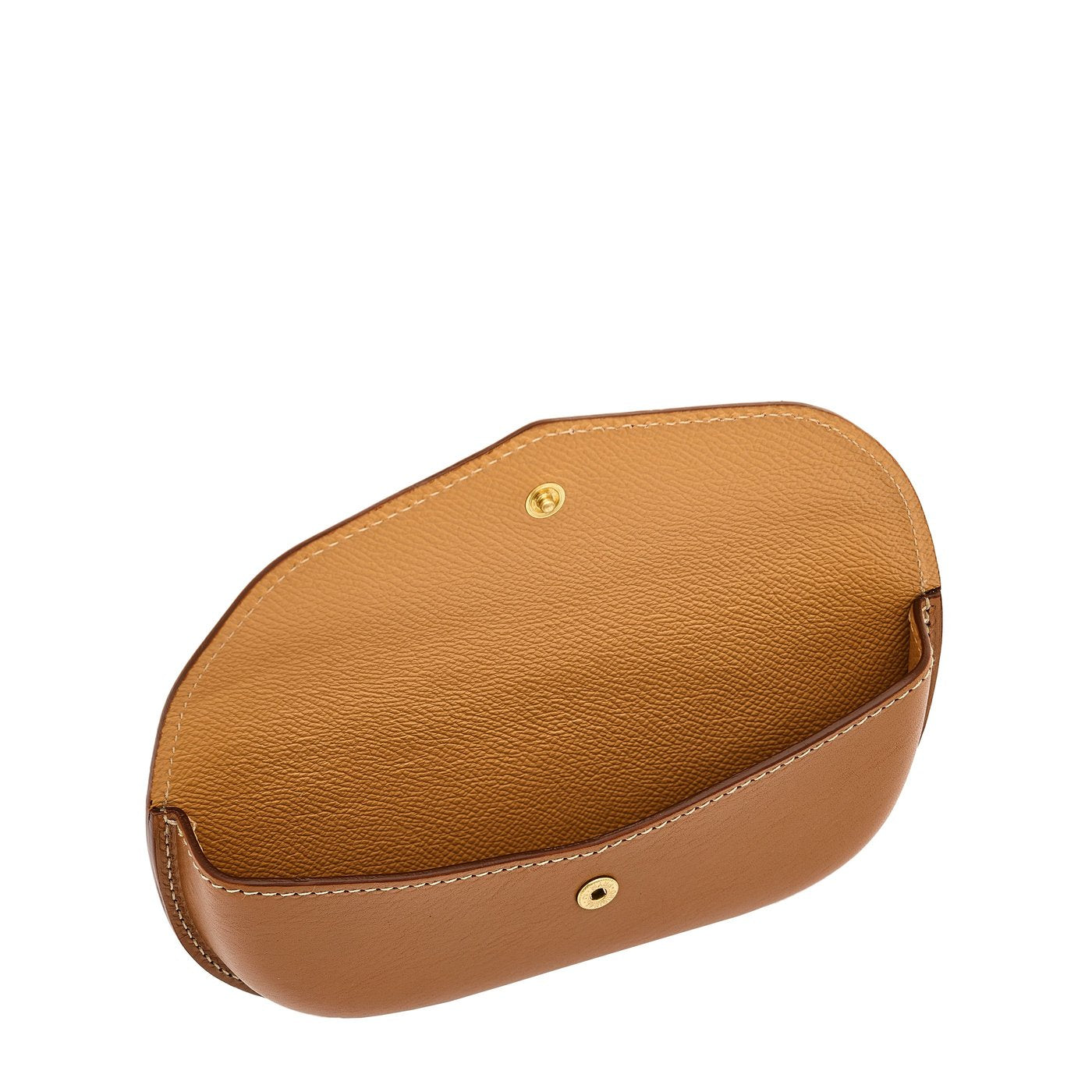 Il Bisonte Brillenetui Vollleder gianduia