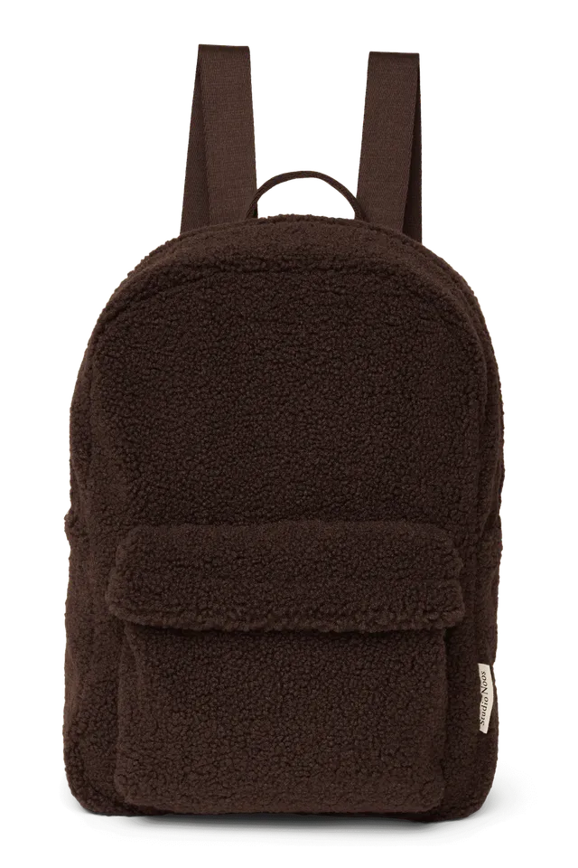 Studio Noos Teddy Midi Backpack Rucksack Chocolate
