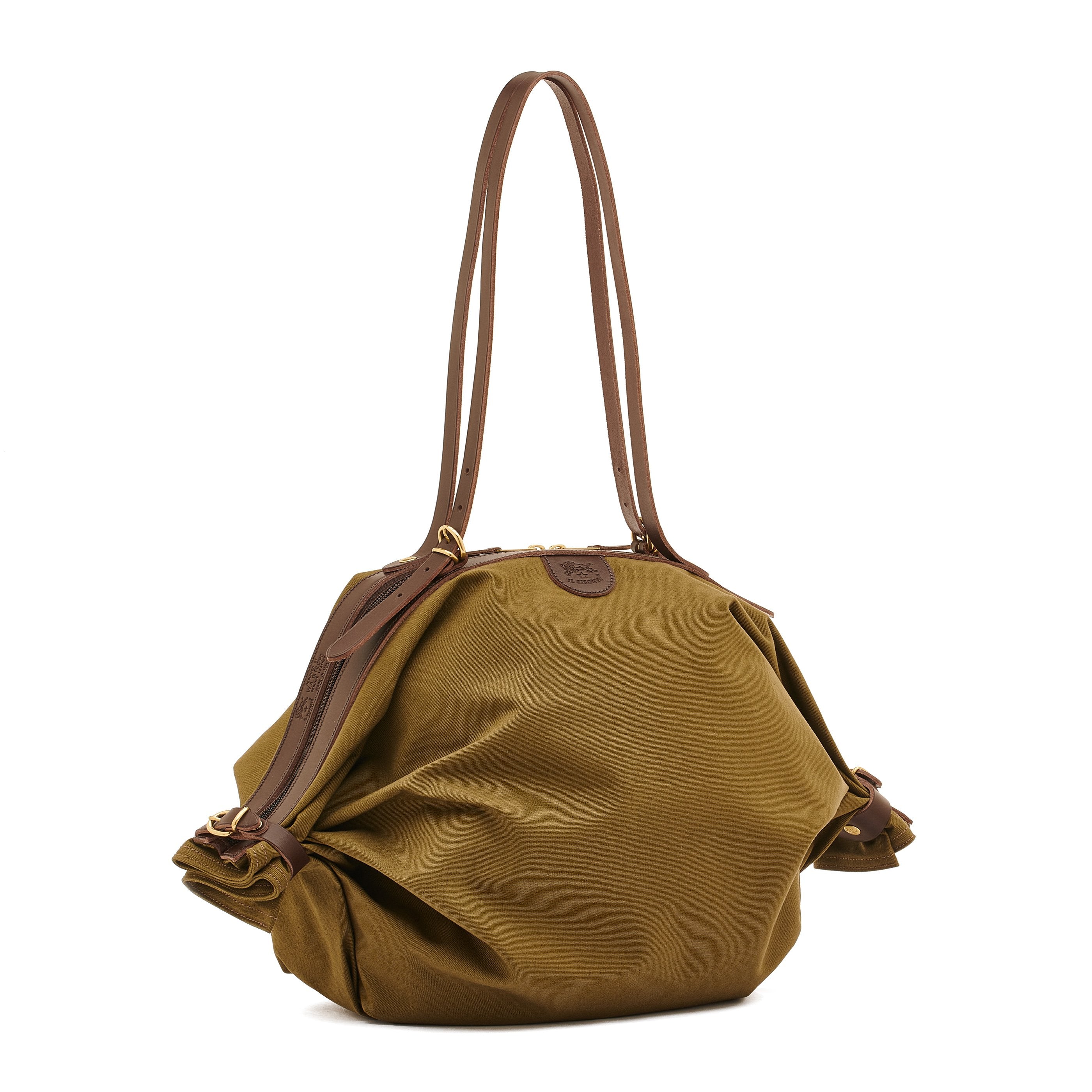 Il Bisonte Caramella Schultertasche grün