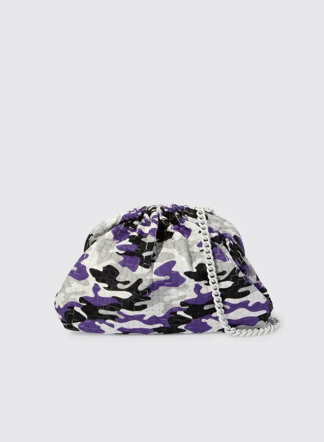 Maria la Rosa Game Bag WBS25.20 Clutch Violet Camouflage