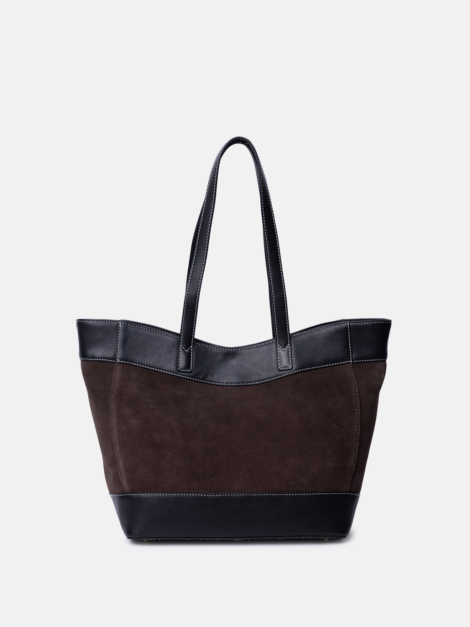 RE:DESIGNED Sol Big 6668 Handtasche Braun Vollleder