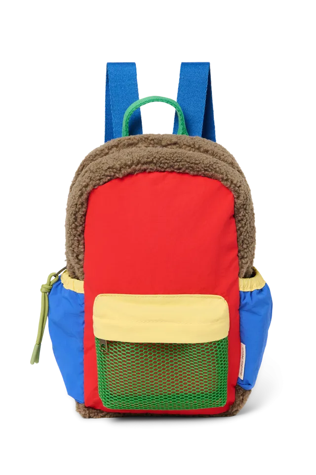 Studio Noos Patchwork Mini Rucksack Fiery Red Kleinkind