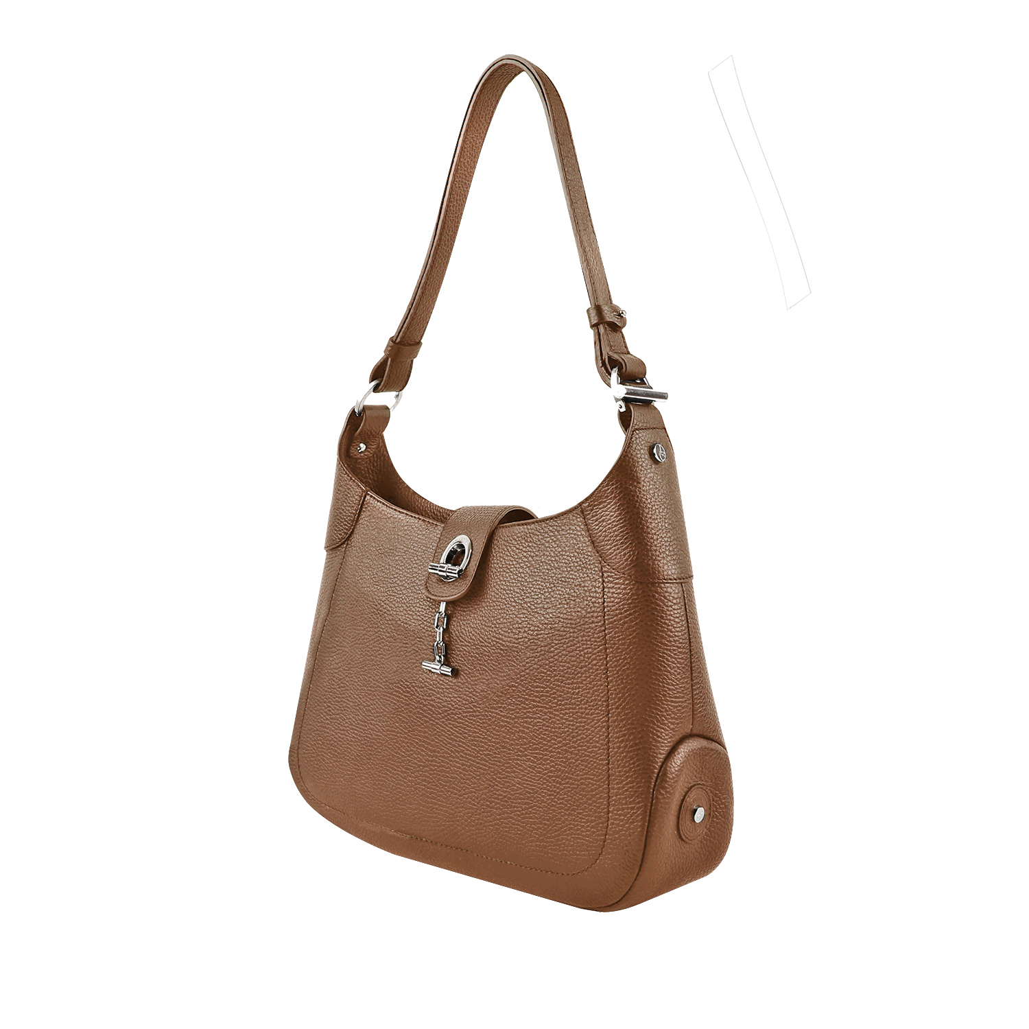 Lamarthe Paris Umhängetasche Cognac Vollleder