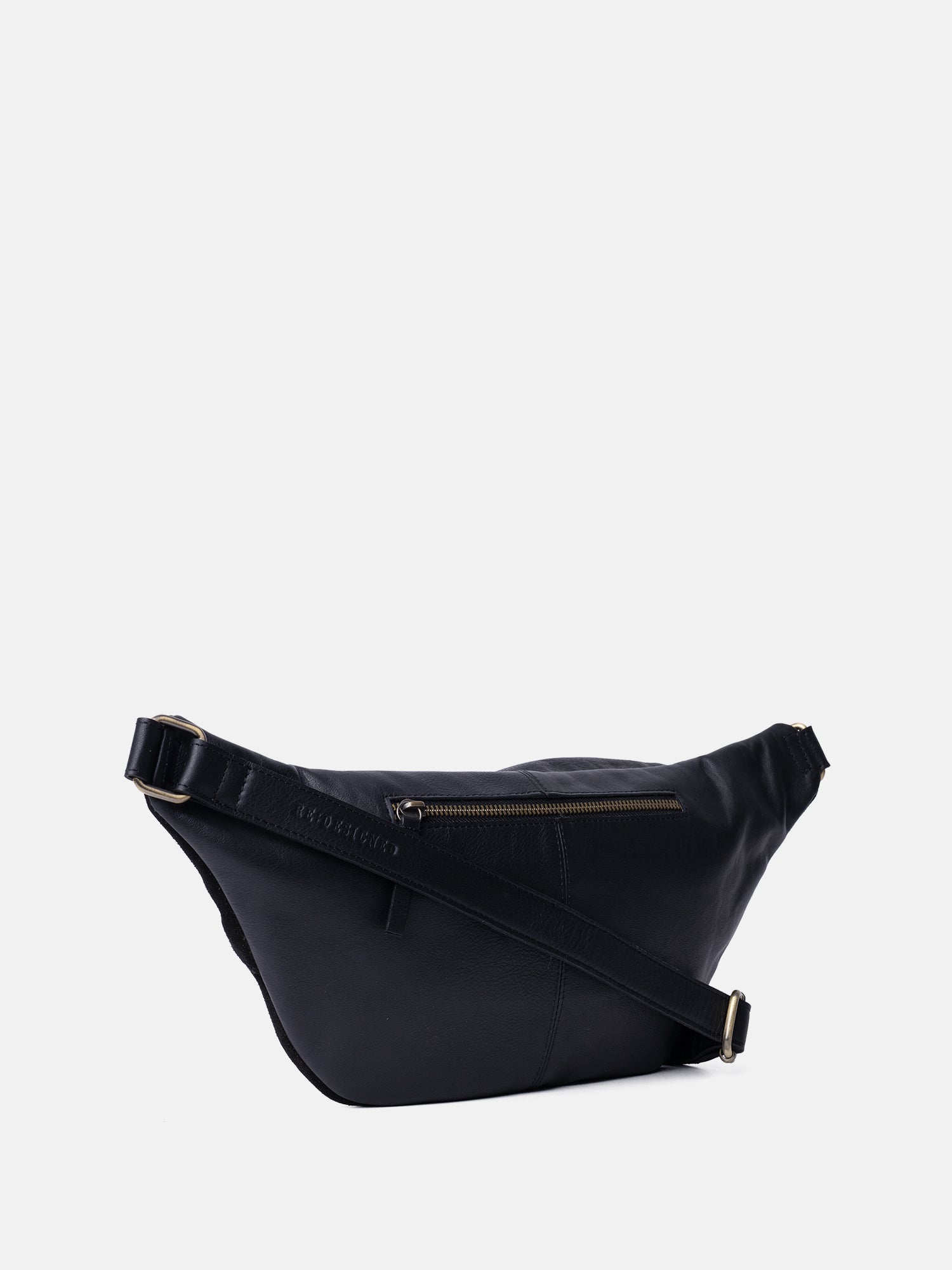 RE:DESIGNED Selma 6689 Bauchtasche Schwarz mit Gurt