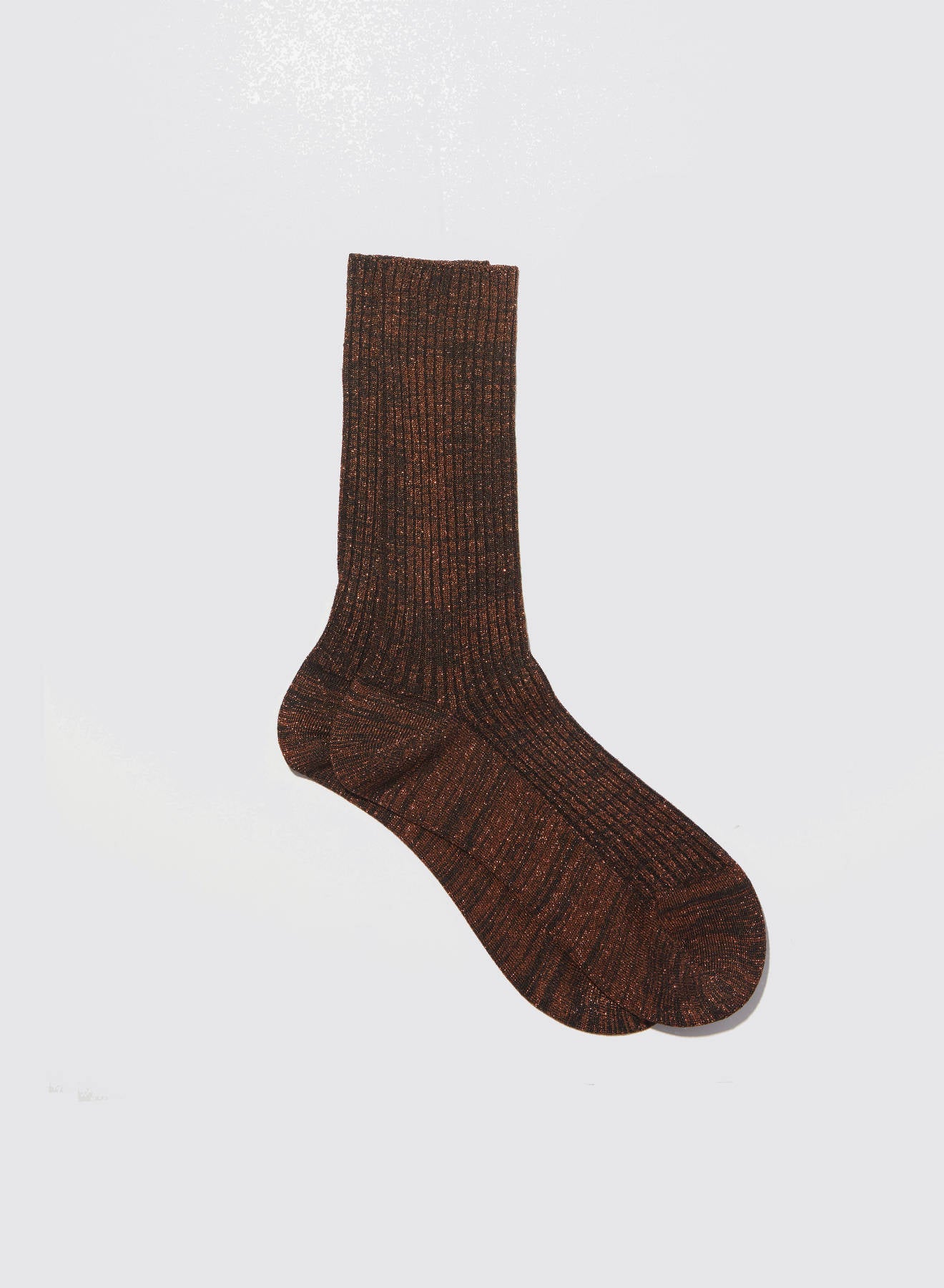 Maria la Rosa Metallic Socken Khaki Glitzer