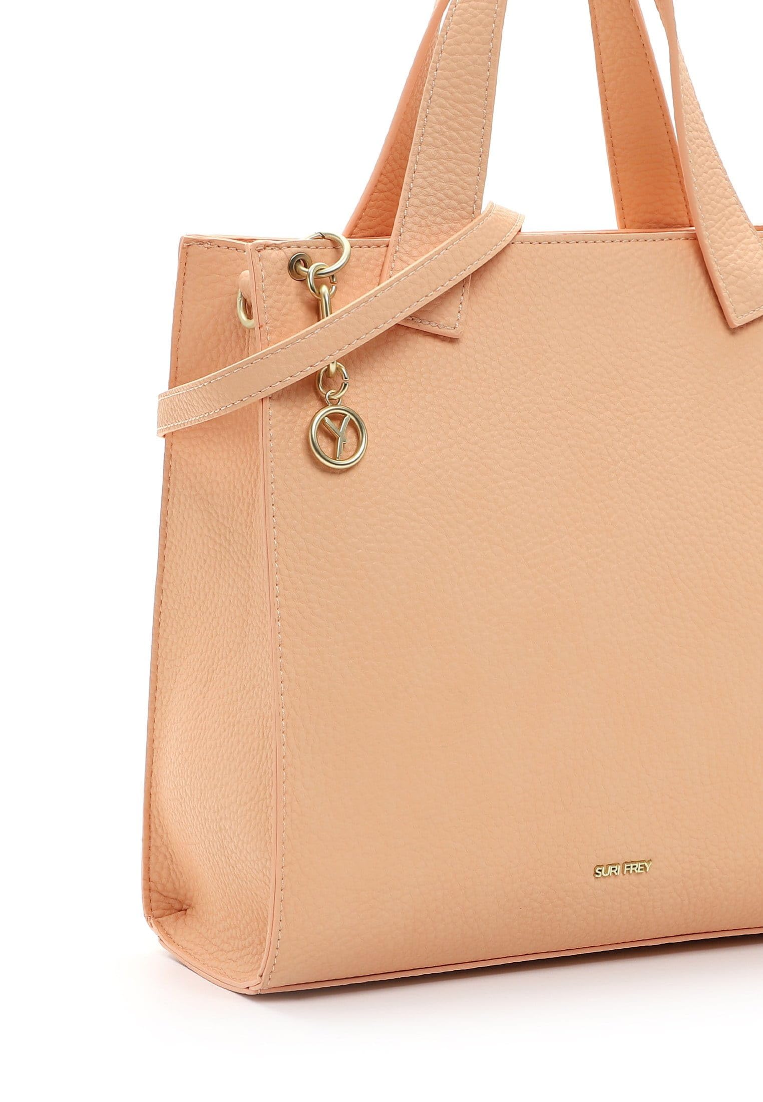 SURI FREY Gwenny Shopper Uni Echtleder-Optik