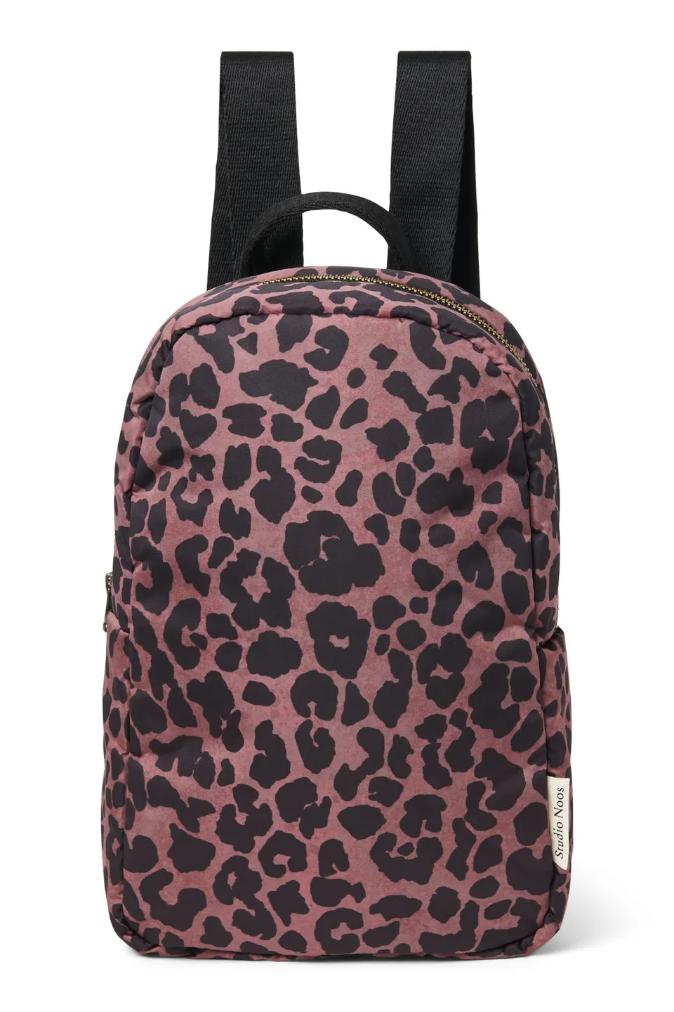 Studio Noos Puffy Mini Backpack Red Leopard Rucksack
