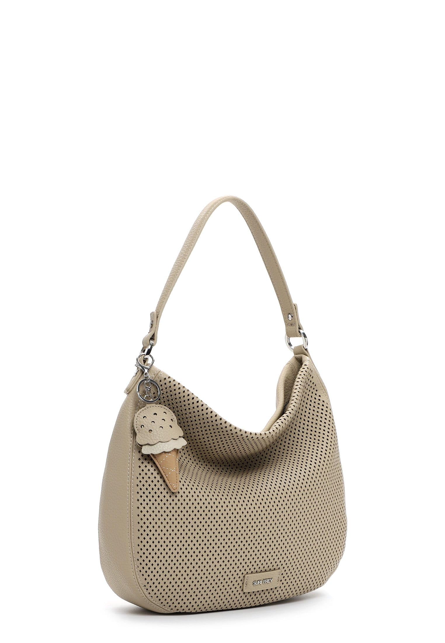 SURI FREY Cilly Bucket Bag L Schultertasche Beige
