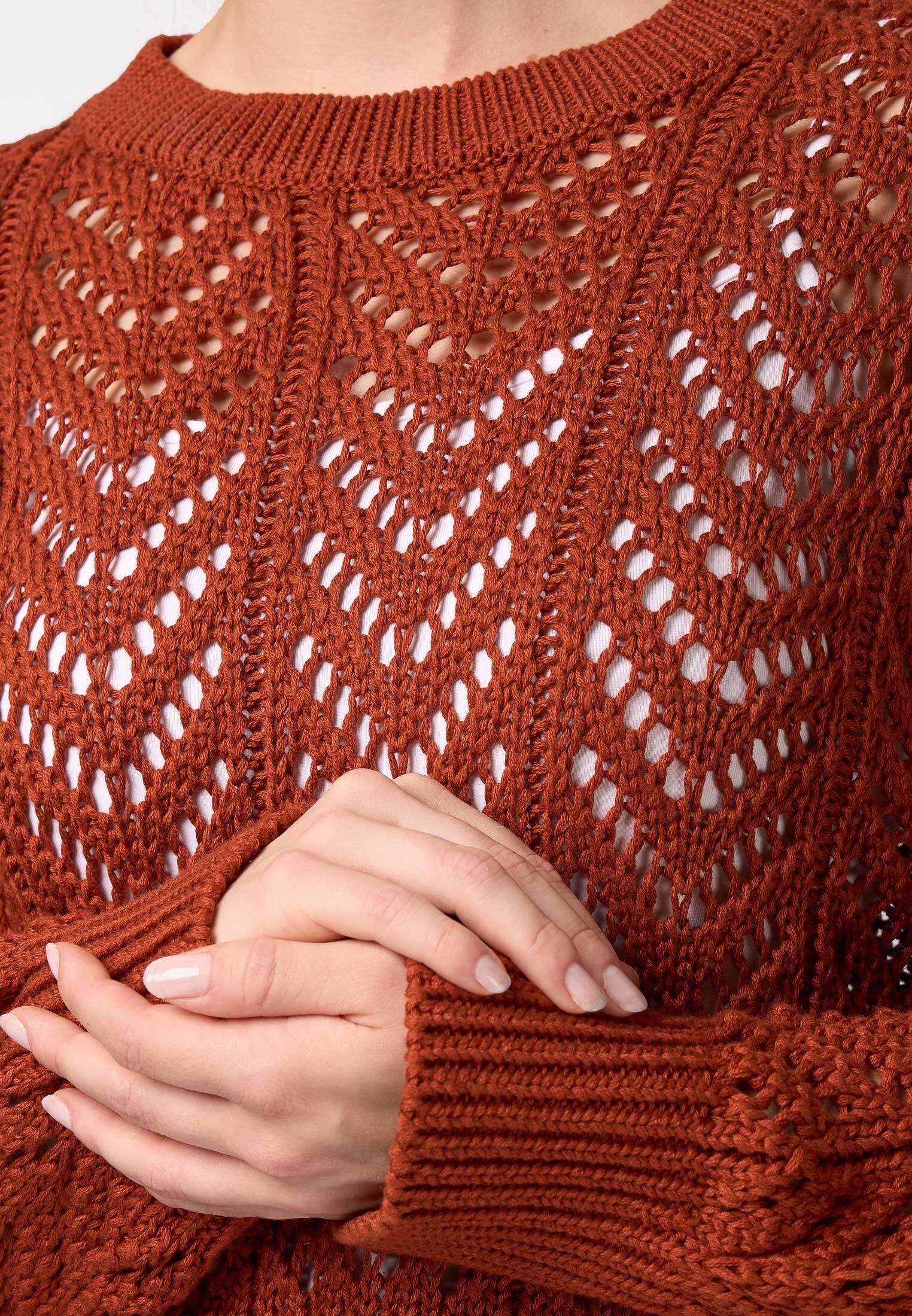 SURI FREY SFY Freyday SFW10055 Pullover XS Ajourstrick