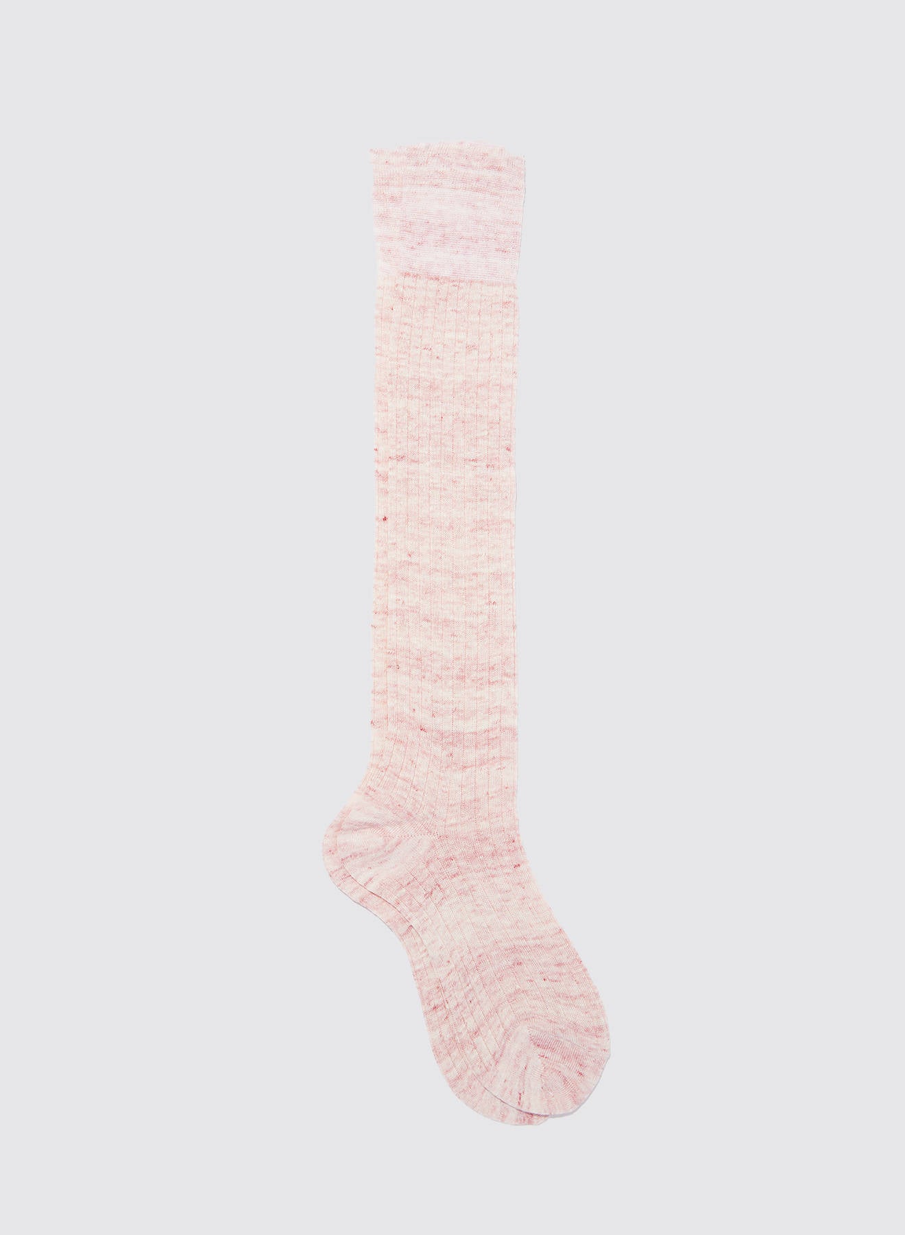 Maria la Rosa Leinensocken Rust Grobstrick