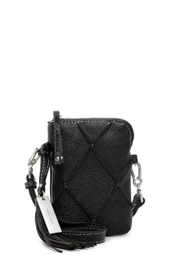 SURI FREY Lilly Handyetui Black Rautenmuster