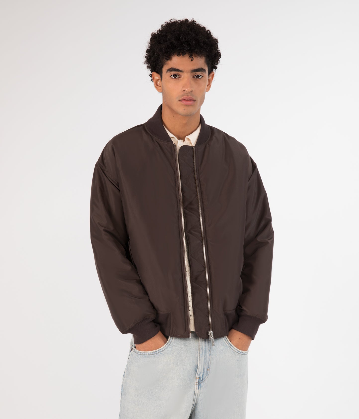 Matt & Nat MARCUS Bomberjacke Herren Schwarz M recycelt
