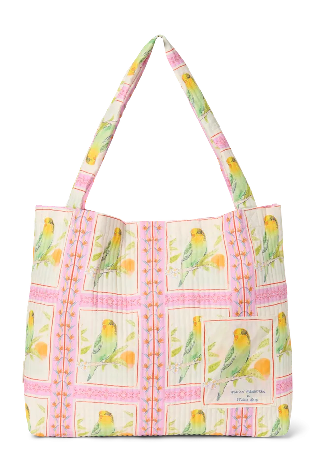Studio Noos Mom Bag Wickeltasche Birds Rosa