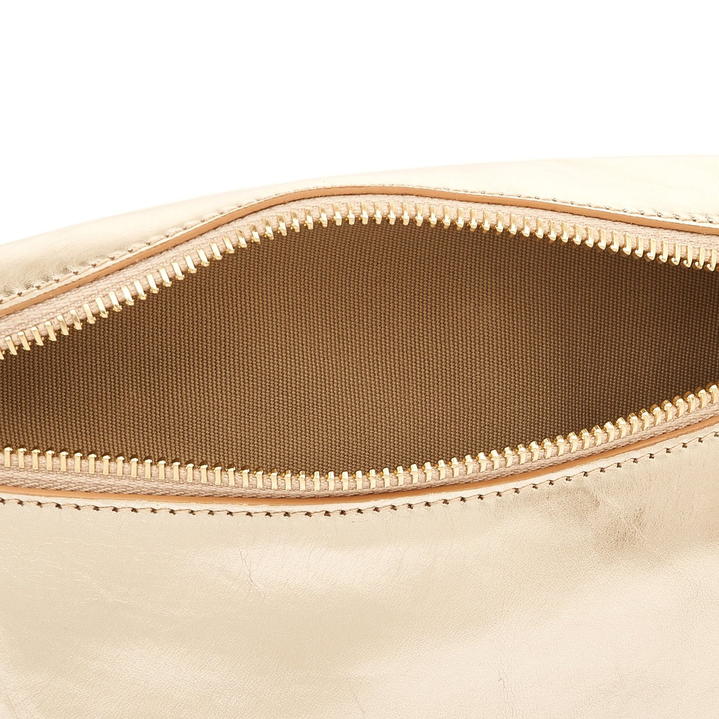Il Bisonte Oliveta Gürteltasche Leder Platin
