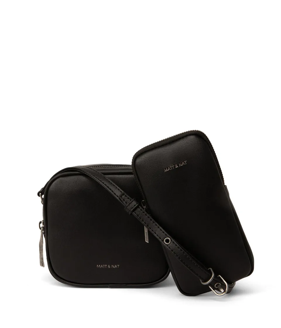 Matt & Nat Arbor Swae Umhängetasche Schwarz vegan