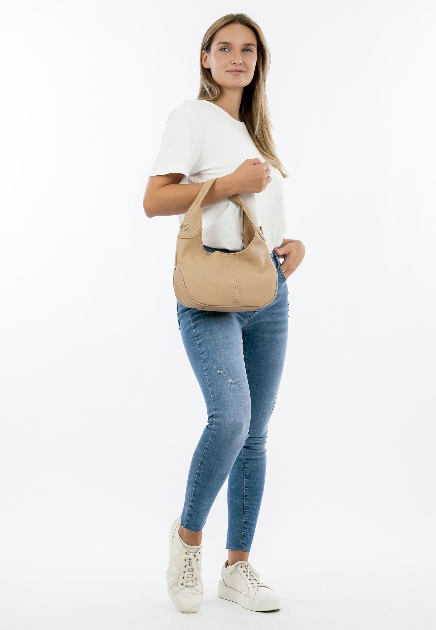 SURI FREY Nessy Shoulder Bag M Schultertasche Sand