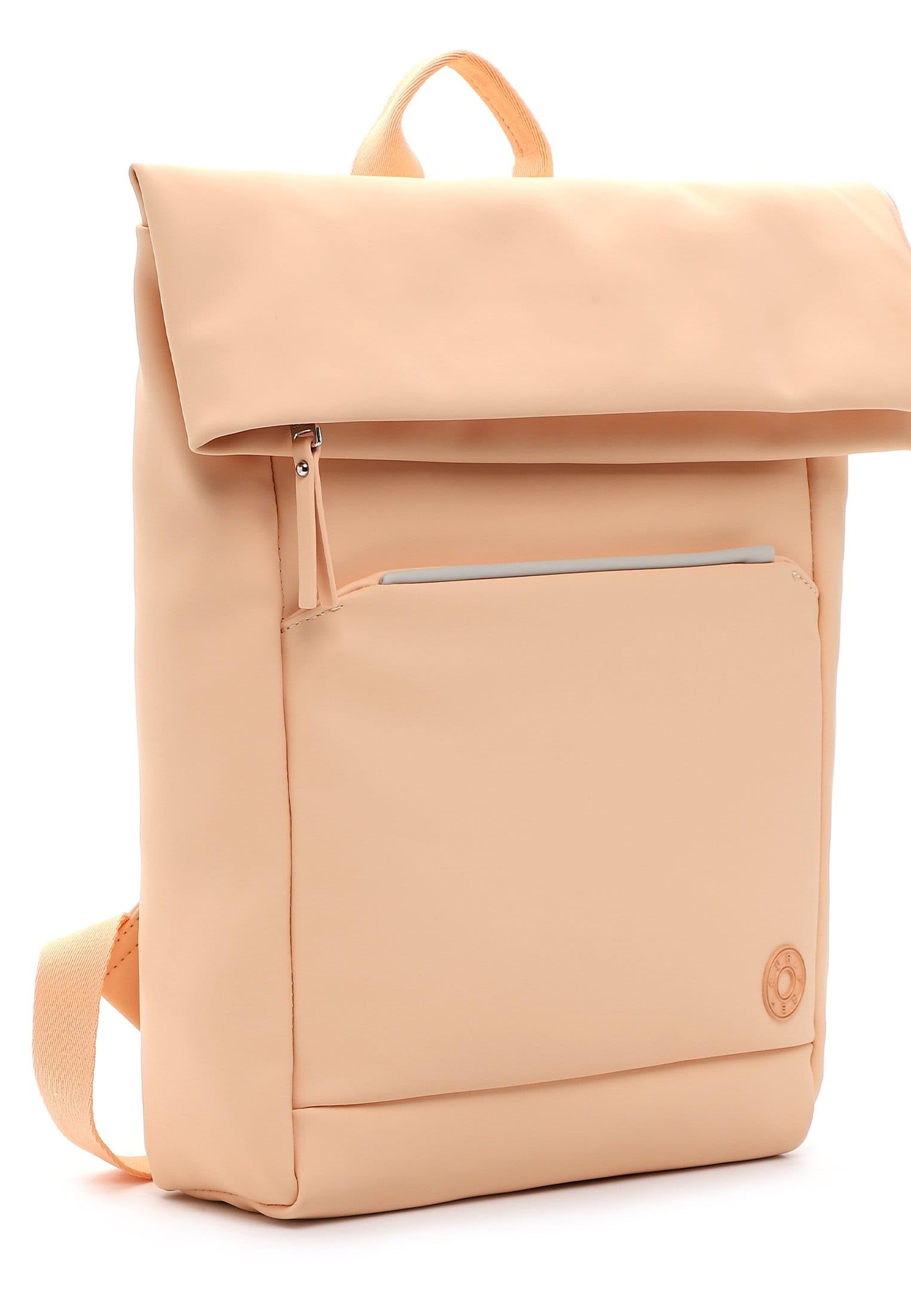 SURI FREY Besty City Backpack L Rucksack Apricot erweiterbar