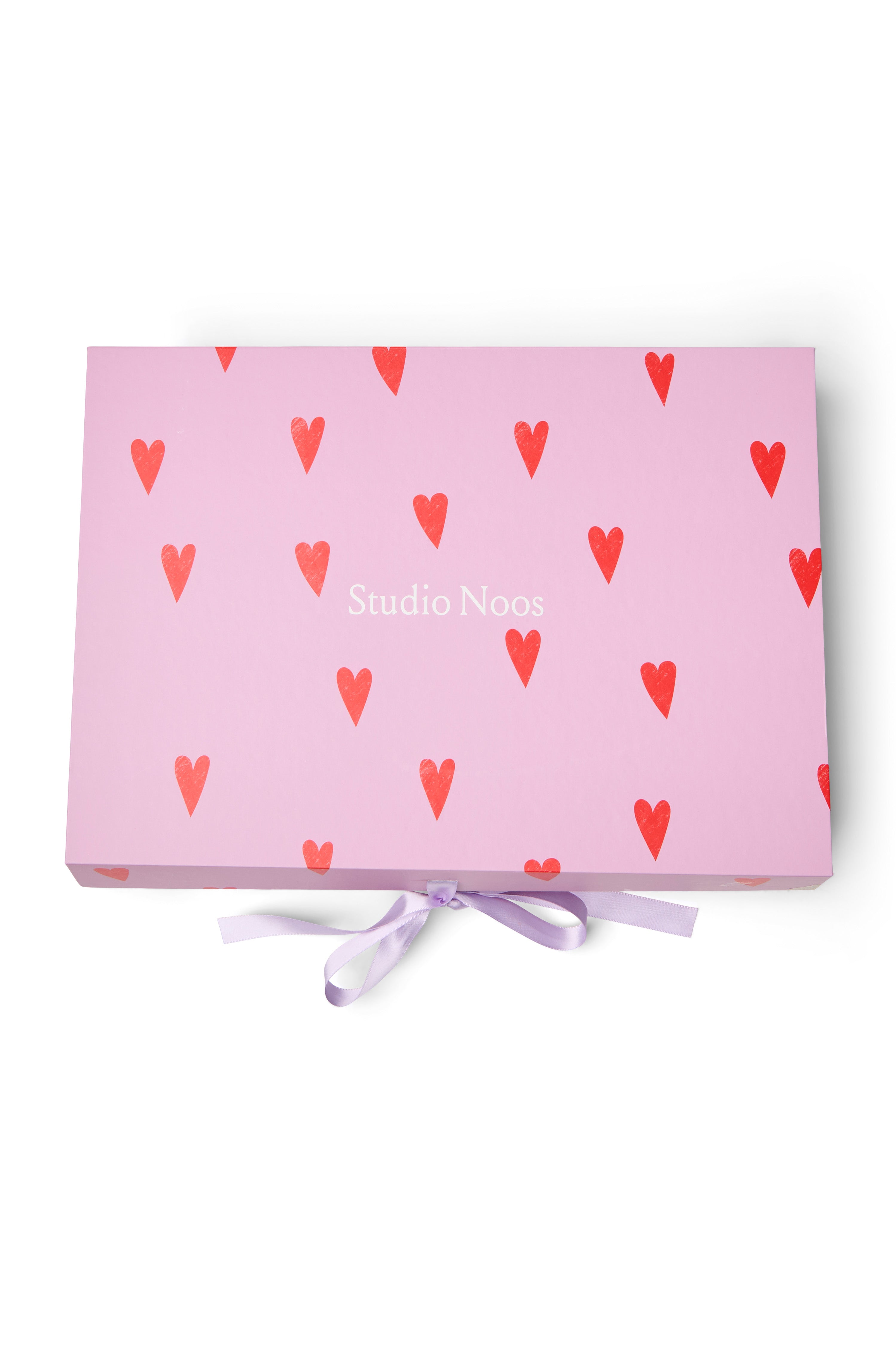 Studio Noos Teddy Geschenkset Brown Hearts 2-teilig