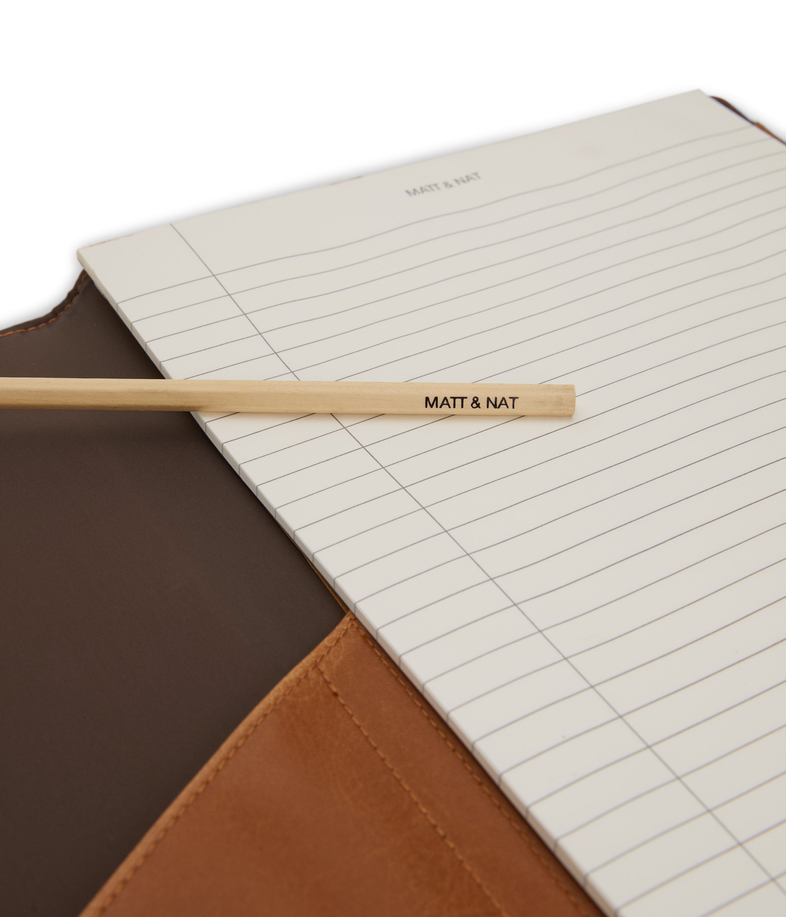 Matt & Nat Vintage Magistral Notizbuchhülle Schwarz Stift