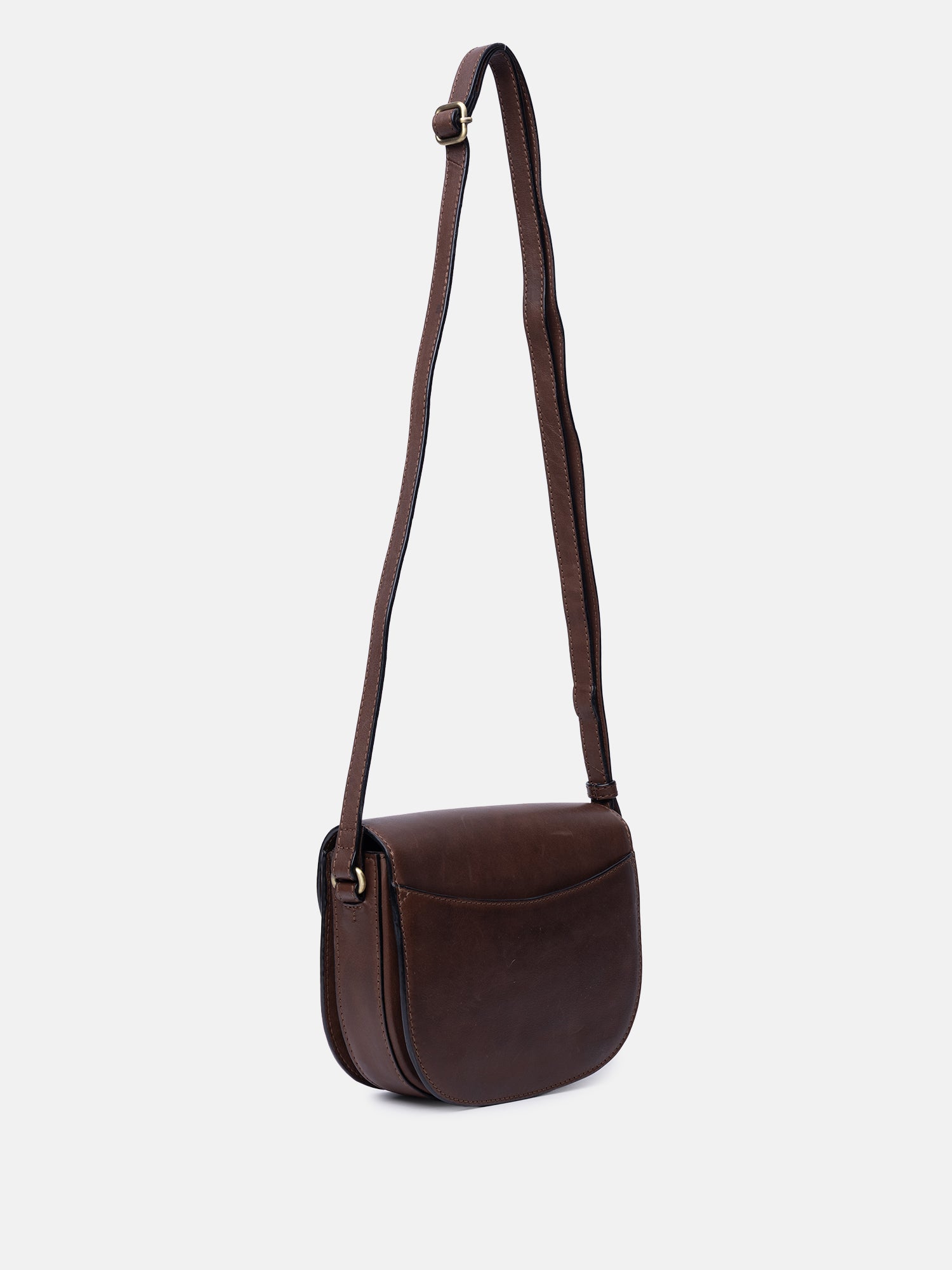 RE:DESIGNED Sivja 6673 Umhängetasche Braun Leder