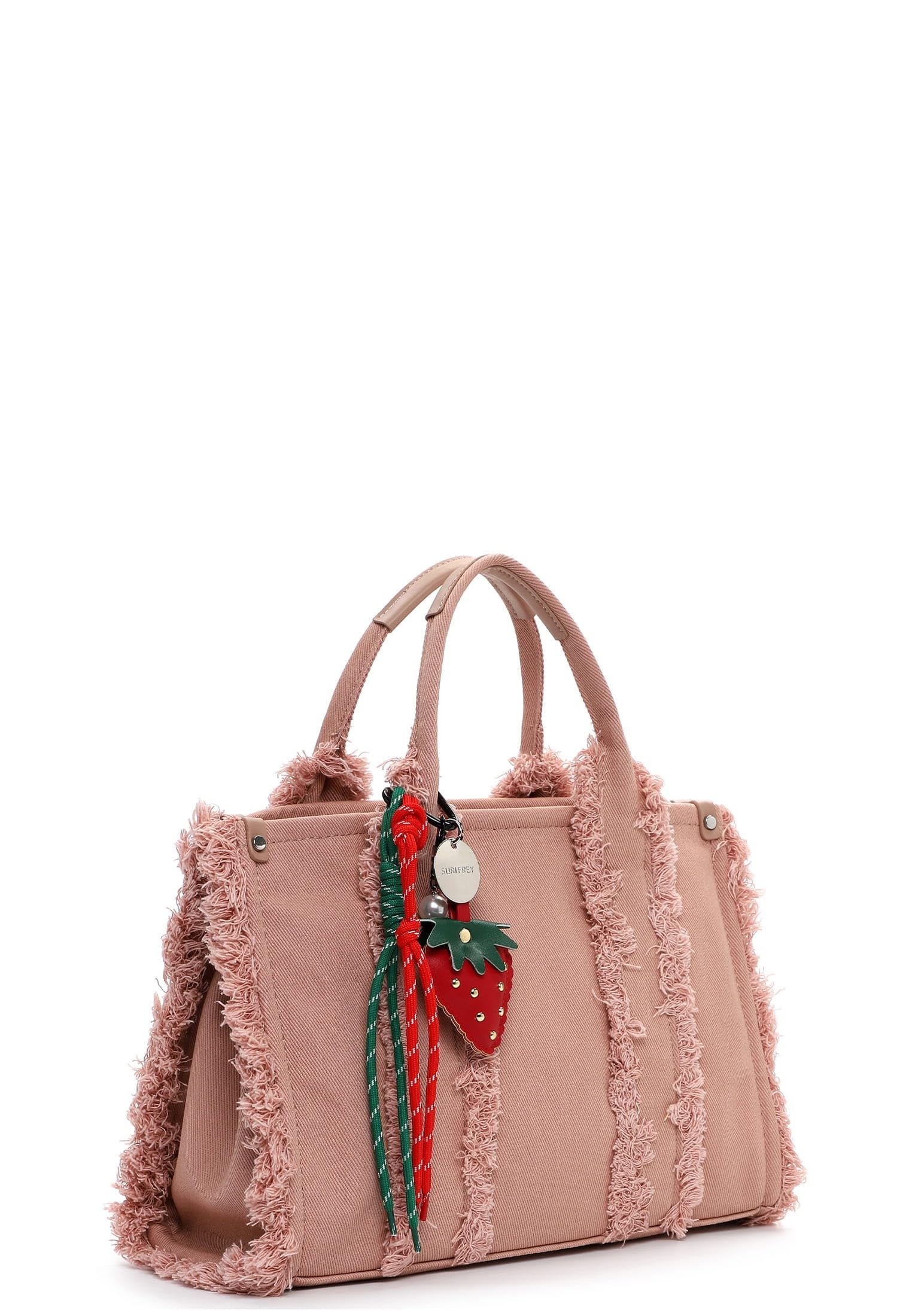 SURI FREY Kally Cityshopper Shopper Rose Denim-Optik