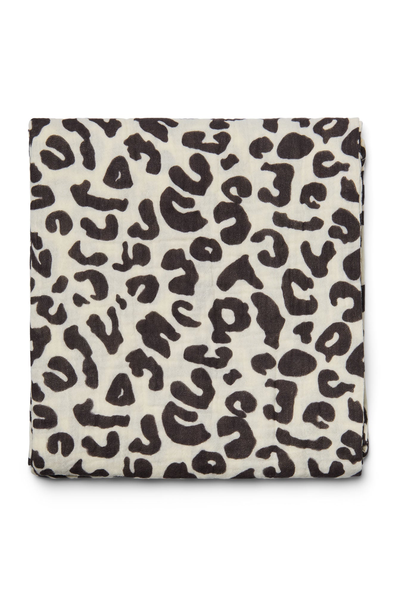 Studio Noos Swaddle Print Large Spucktuch Holy Cow Braun groß