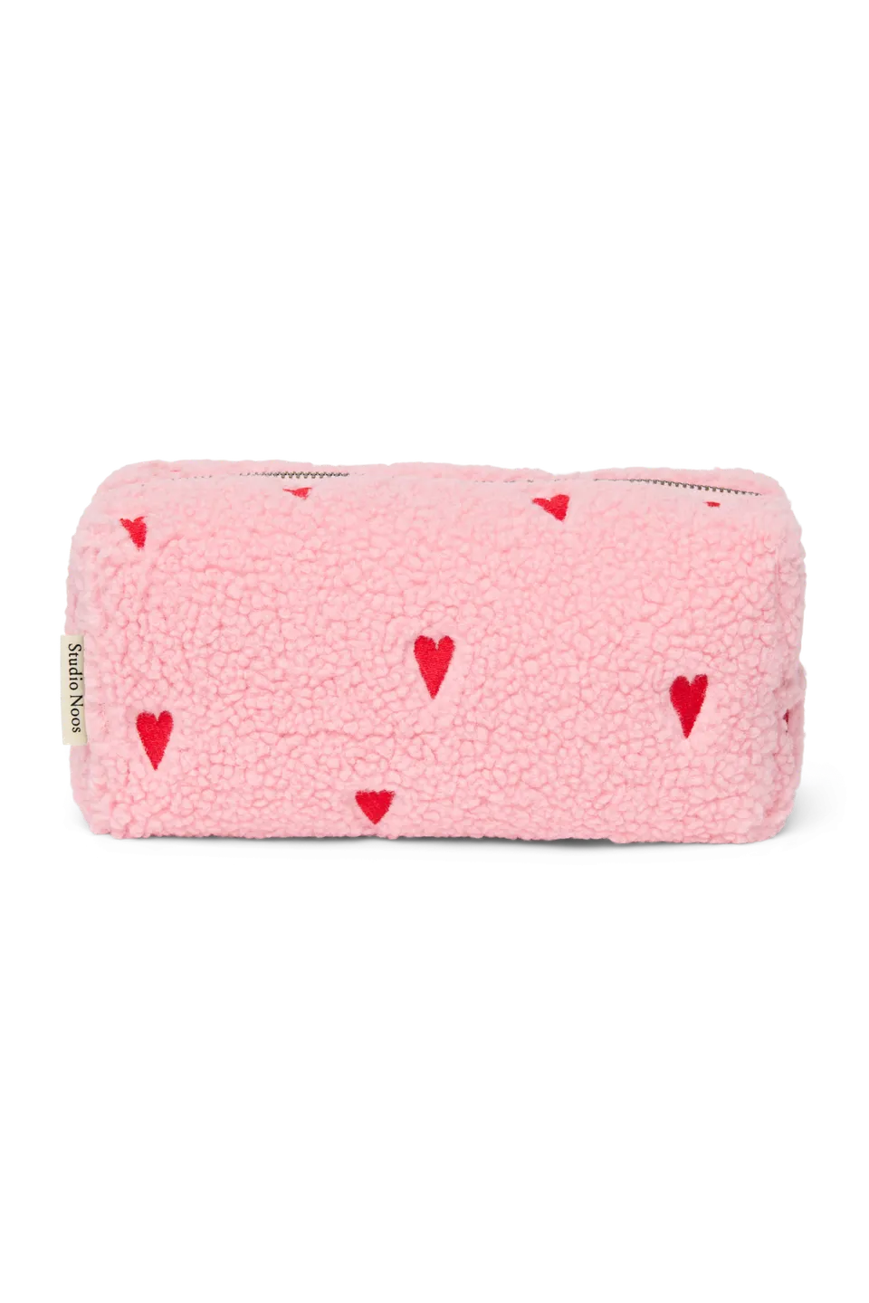 Studio Noos Teddy Pouch Täschchen Rosa Herzen