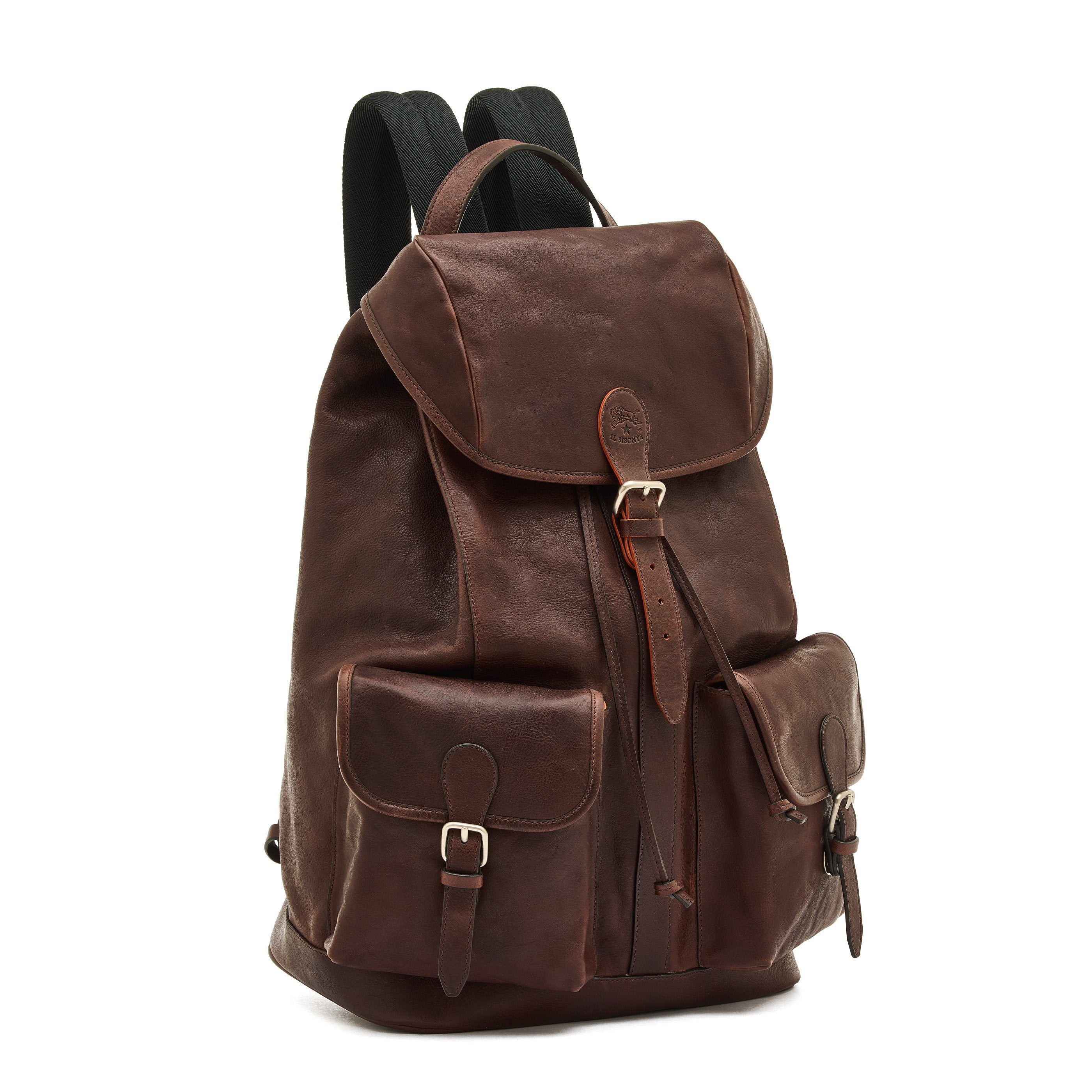 Il Bisonte Linea 1990 Rucksack Vollleder Caffè