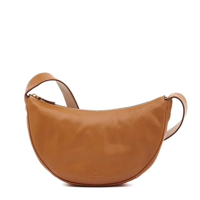 Il Bisonte Oliveta Hobo gianduia Vollleder