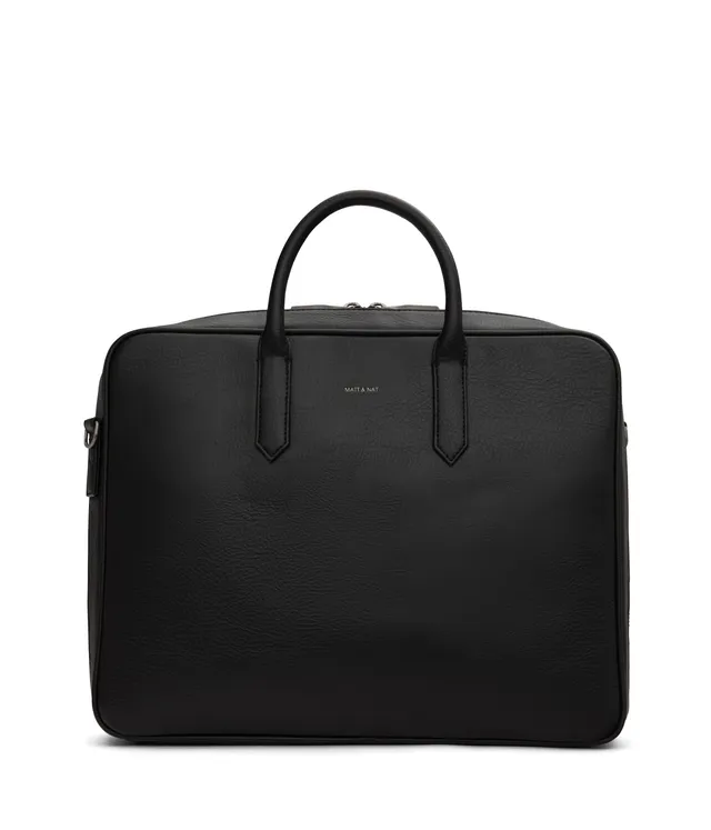 Matt & Nat Elon Aktentasche Dwell Schwarz 15 Zoll