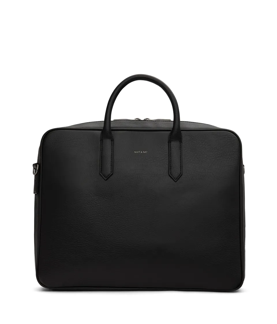 Matt & Nat Elon Aktentasche Dwell Schwarz 15 Zoll