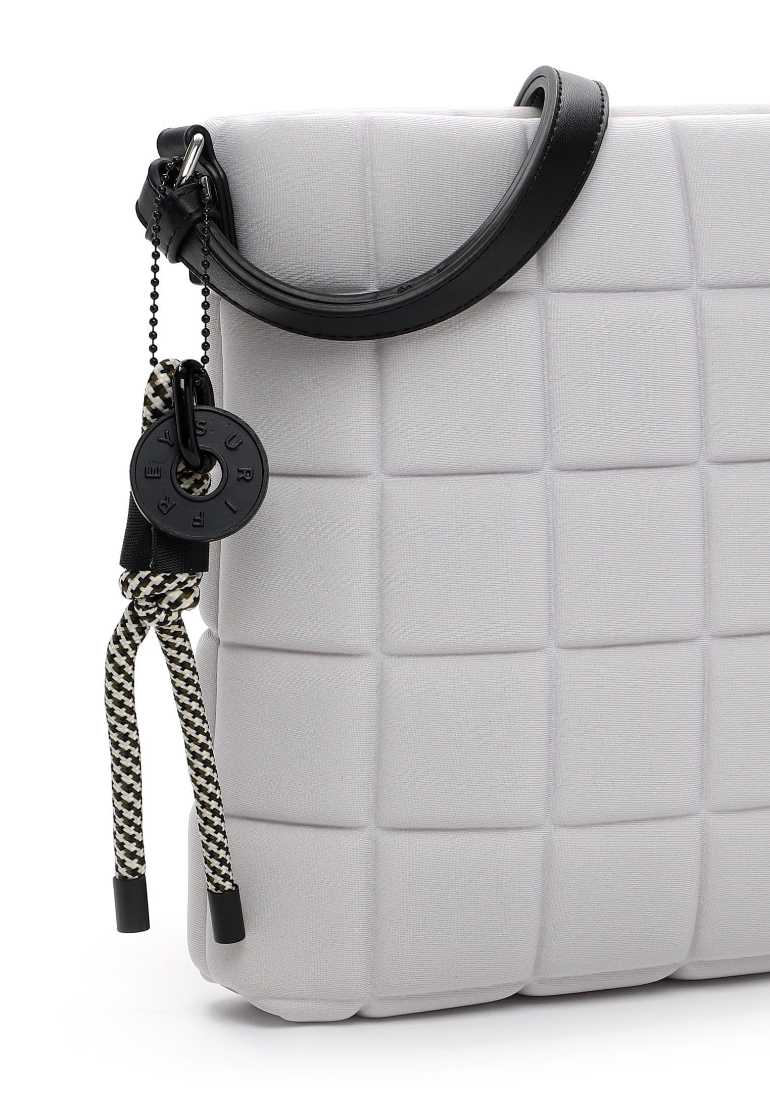 SURI FREY Jancy Crossover Bag Umhängetasche Lightgrey Stepp