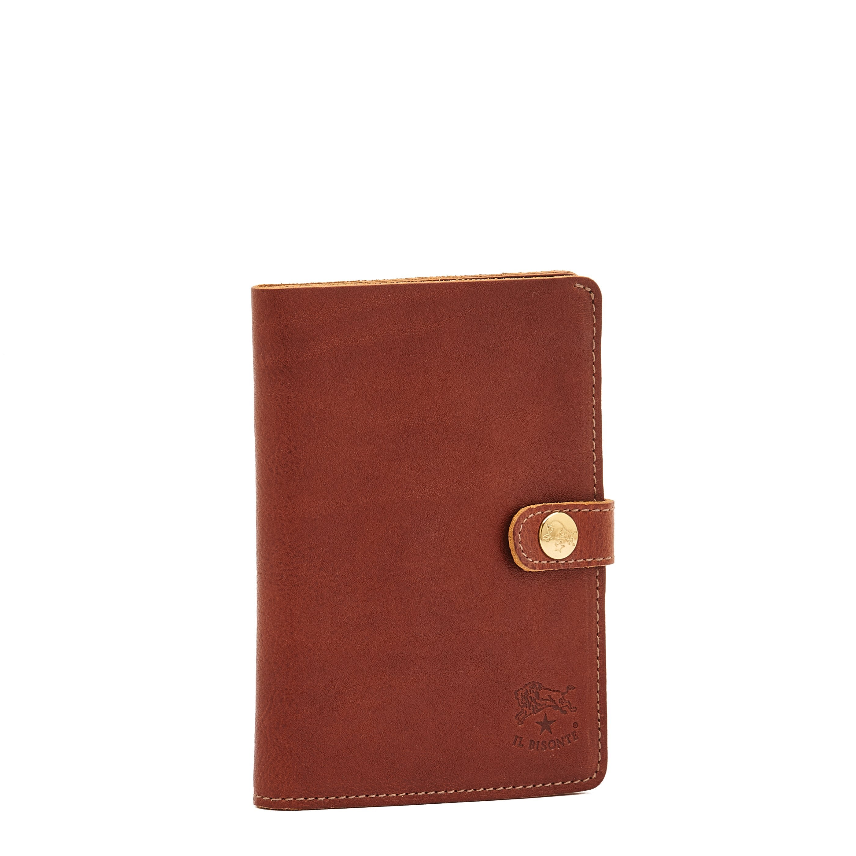 Il Bisonte Geldbörse Sepia Vollleder Damen